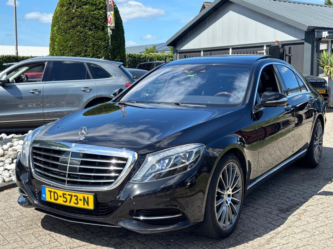 Mercedes-Benz S 500 4Matic S500 V8 2013 4Matic Zwart Panoramadak Burmester 2013 - voorkant