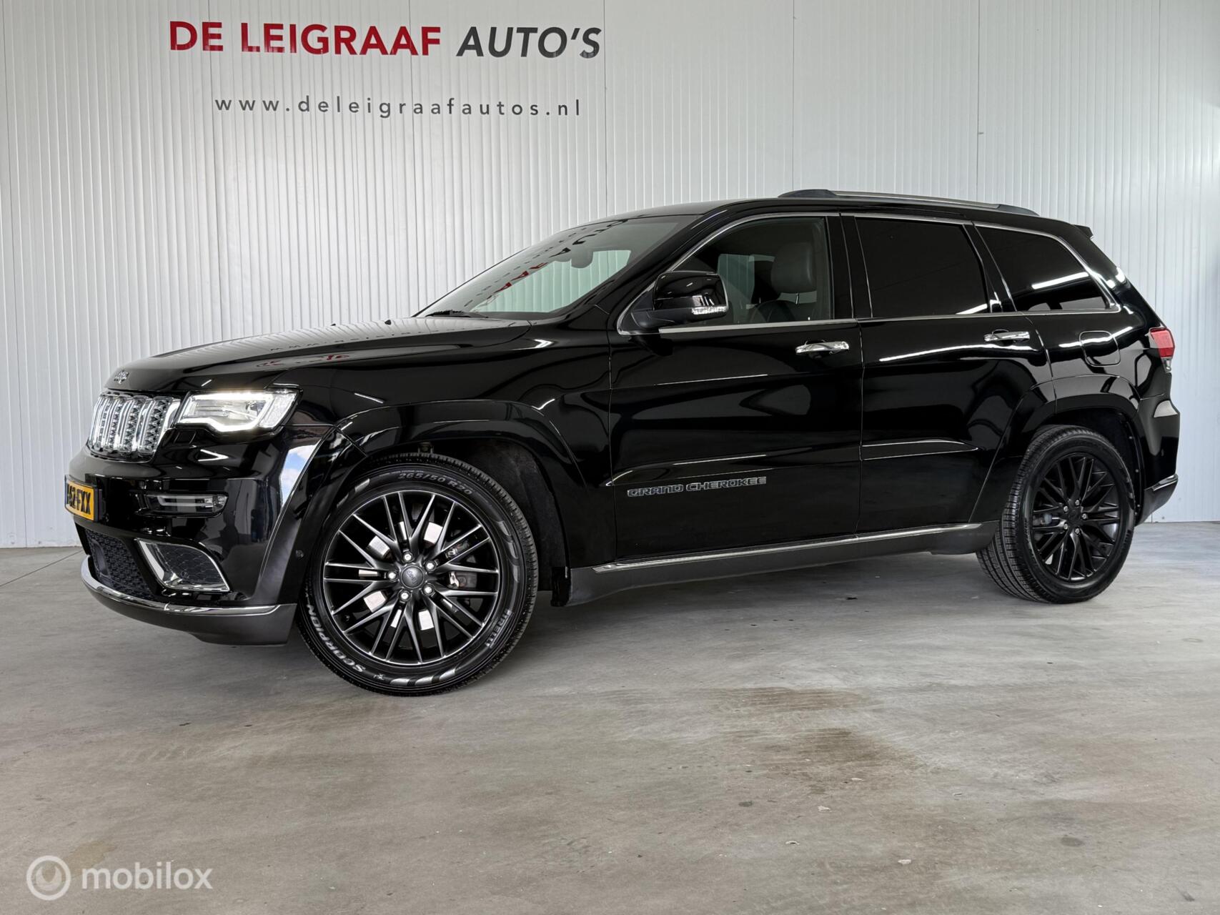 Jeep Grand Cherokee 3.0 CRD Summit grijs kenteken [Vol optie's] 2018 - voorkant