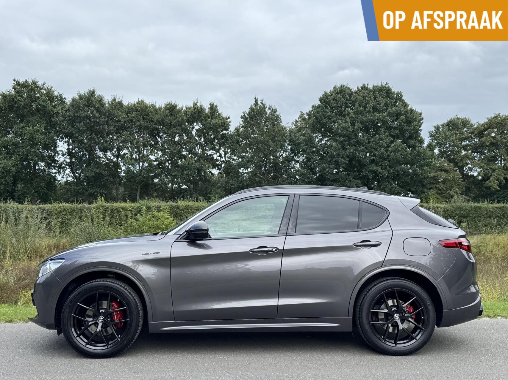 Alfa Romeo Stelvio 2.0tT Q4 Veloce, 310pk. 20 inch, Pano, vol!! 2019 - voorkant