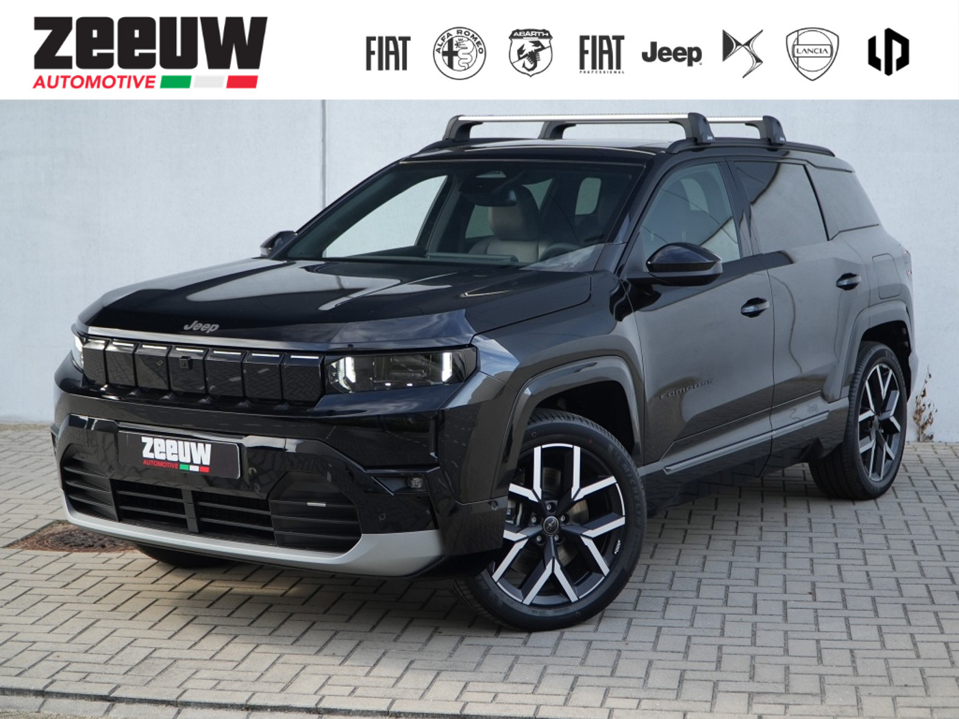 Jeep Compass 1.6 e-Hybrid 225 PK PHEV First Edition | Schuifdak | Premium | 360cam 2026 - voorkant
