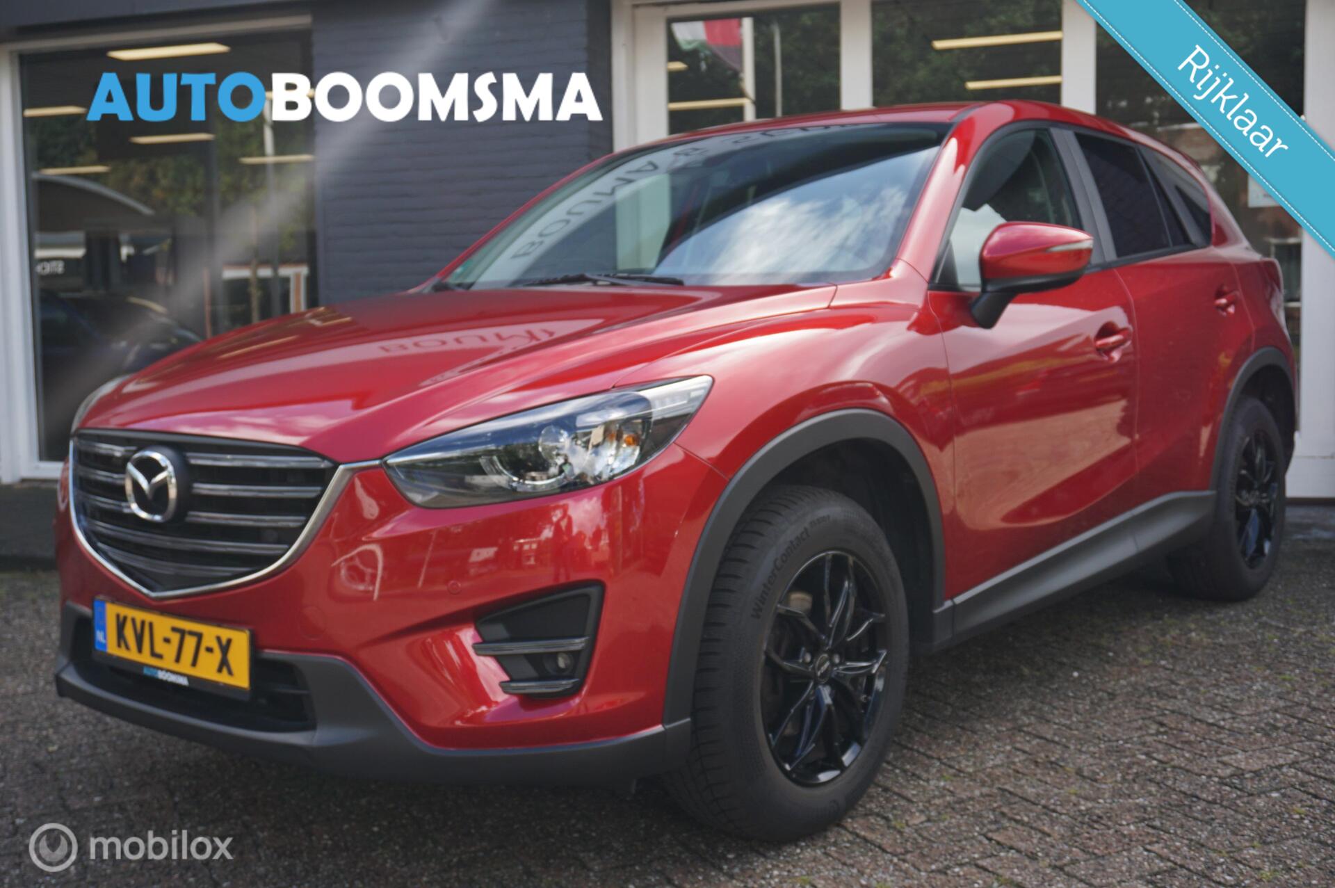 Mazda Cx-5 2.0 160pk GT 4WD Clima Cruise Led Trekhaak "17 2015 - voorkant