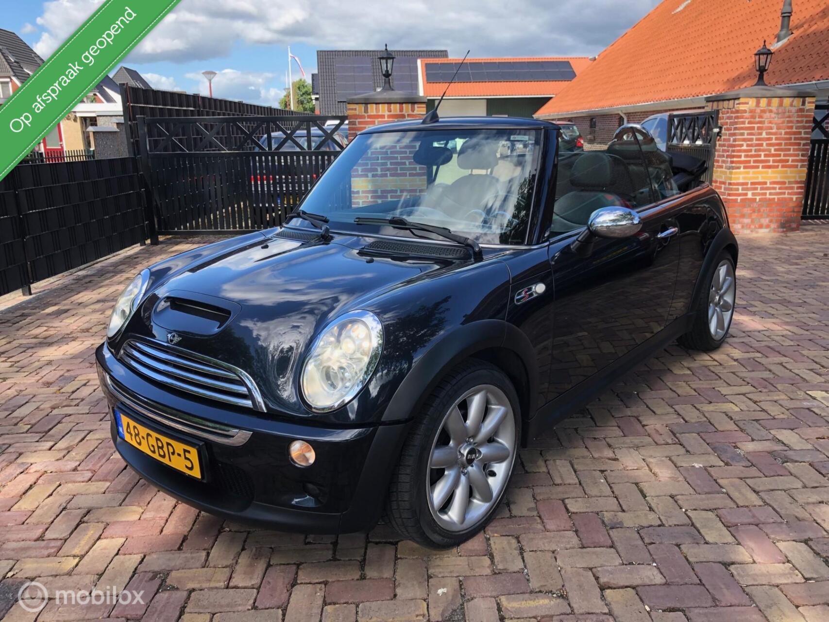 Mini Mini Cooper S 1.6 Cooper S Cabrio Leder Xenon 2005 - voorkant