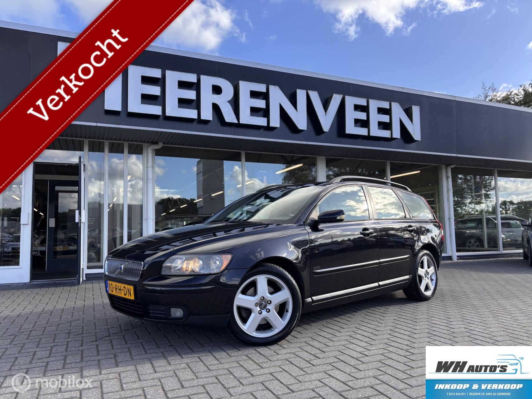 Volvo V50 2.4 Momentum weinig km! 5 cilinder 2005 - voorkant