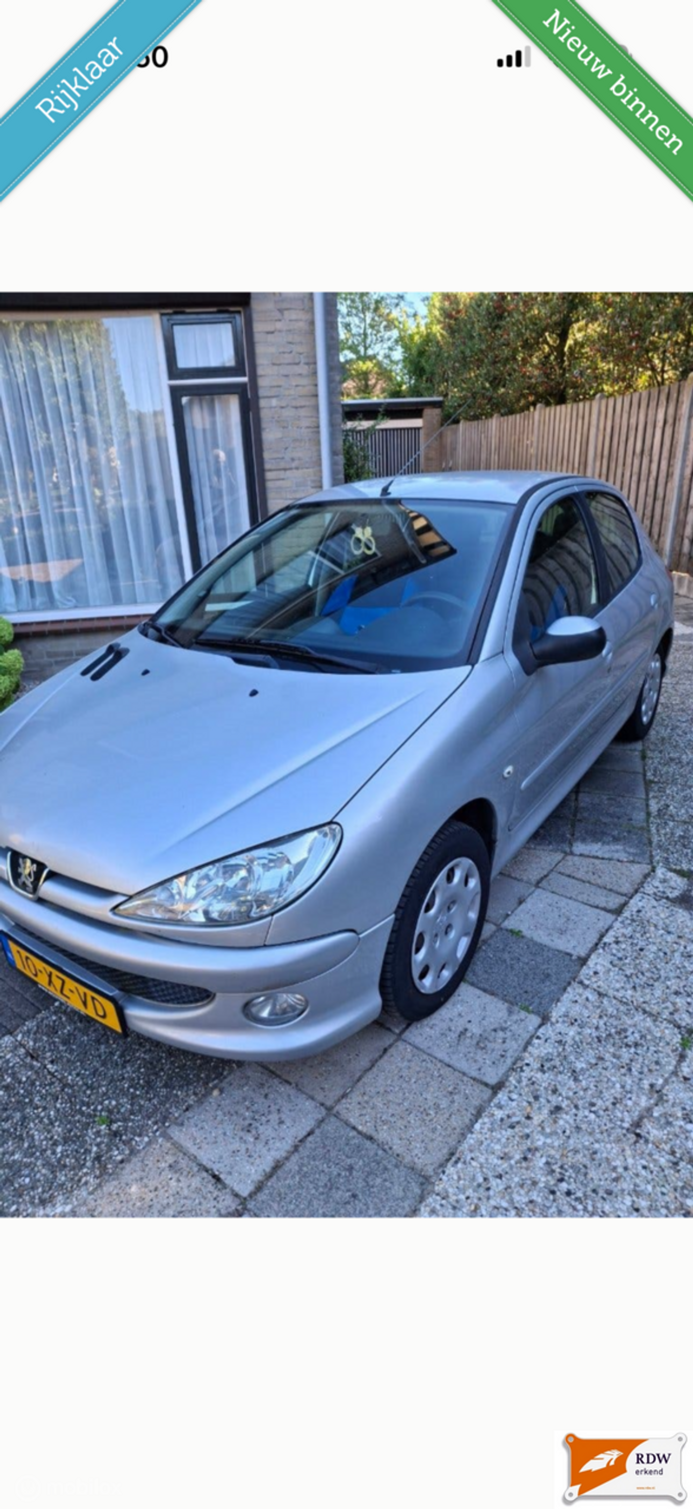 Peugeot 206 1.4 Forever NAP/1eEIGENAAR/AIRCO/NETTE AUTO 2007 - voorkant
