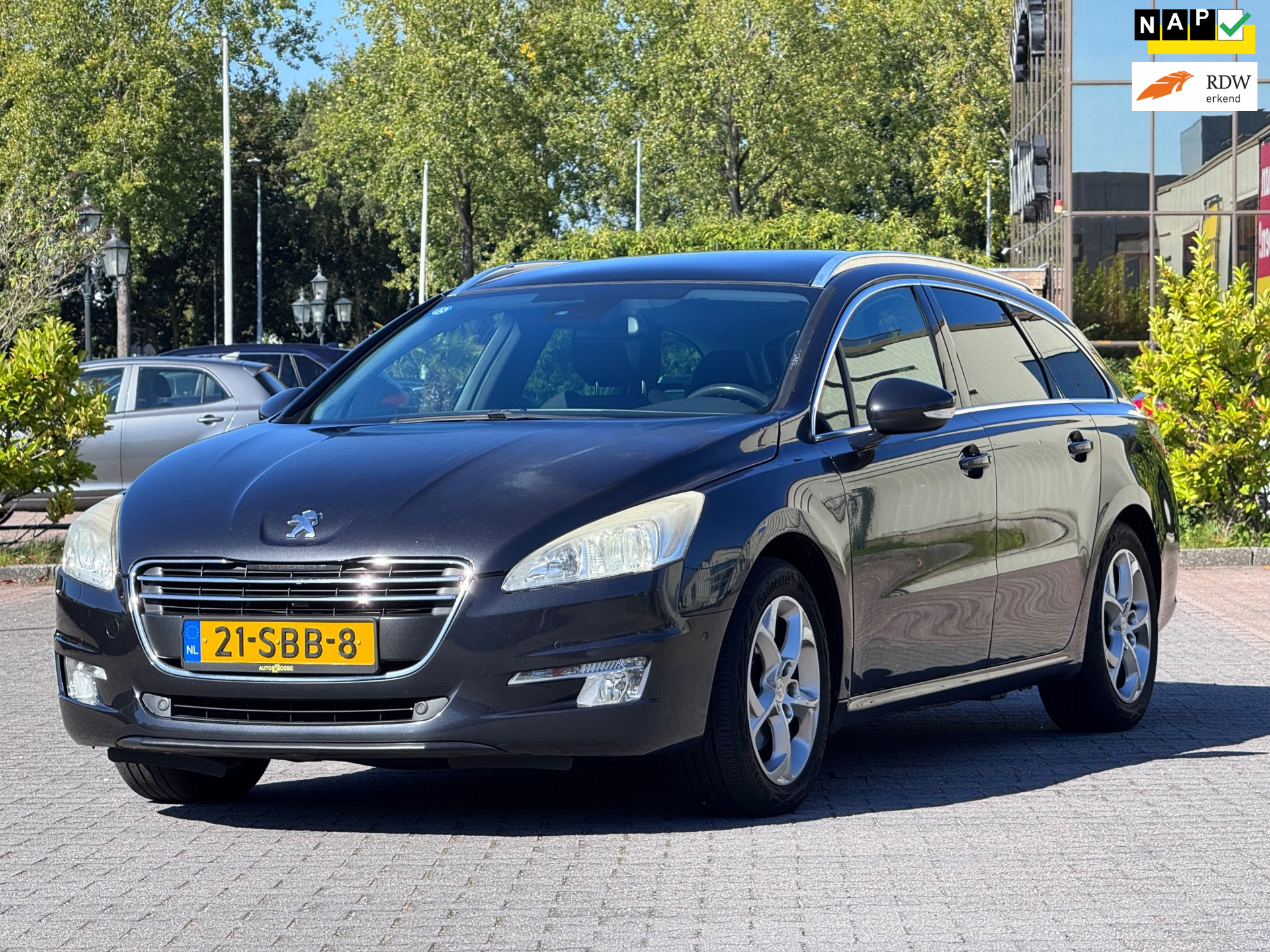 Peugeot 508 1.6 THP Active | APK 18-06-2027 | Panoramadak | Parkeersensoren | Climate control | Trekhaak | Navigatie | Bluethoo 2011 - voorkant