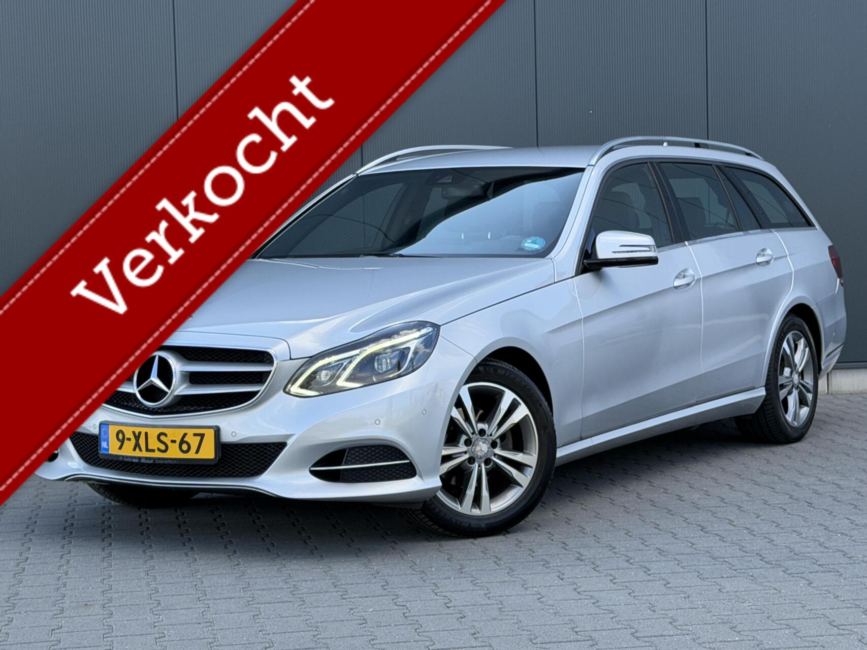 Mercedes-Benz E 200 200 Avantgarde 2e Eig - Led - Leder - Navi - Trekhaak 2013 - voorkant