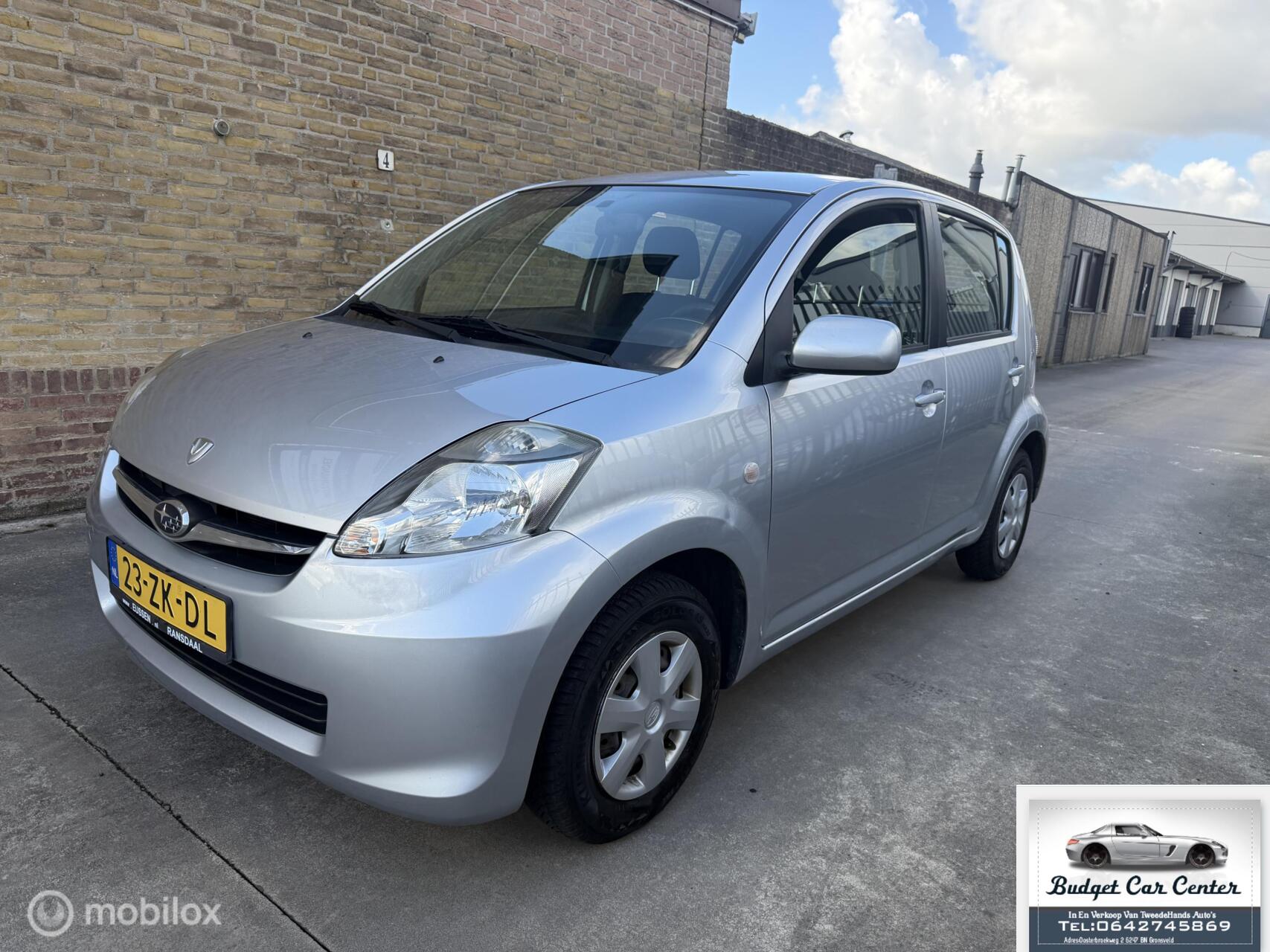 Subaru Justy 1.0 Comfort Klein zuinige auto 2008 - voorkant