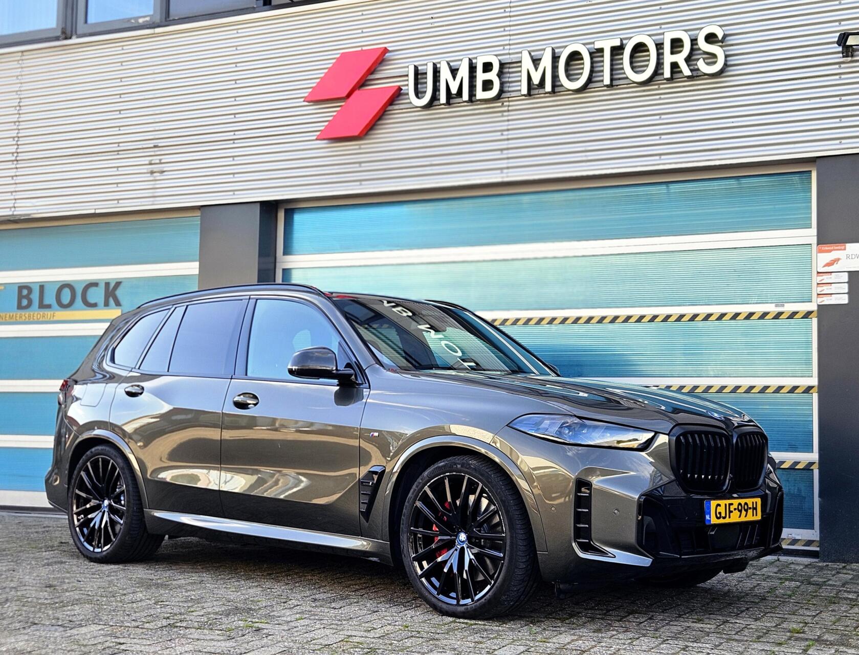 BMW X5 Xdrive50e xDrive50e M Sport Pano Hud 360 Alcantara Hemel 2023 - voorkant