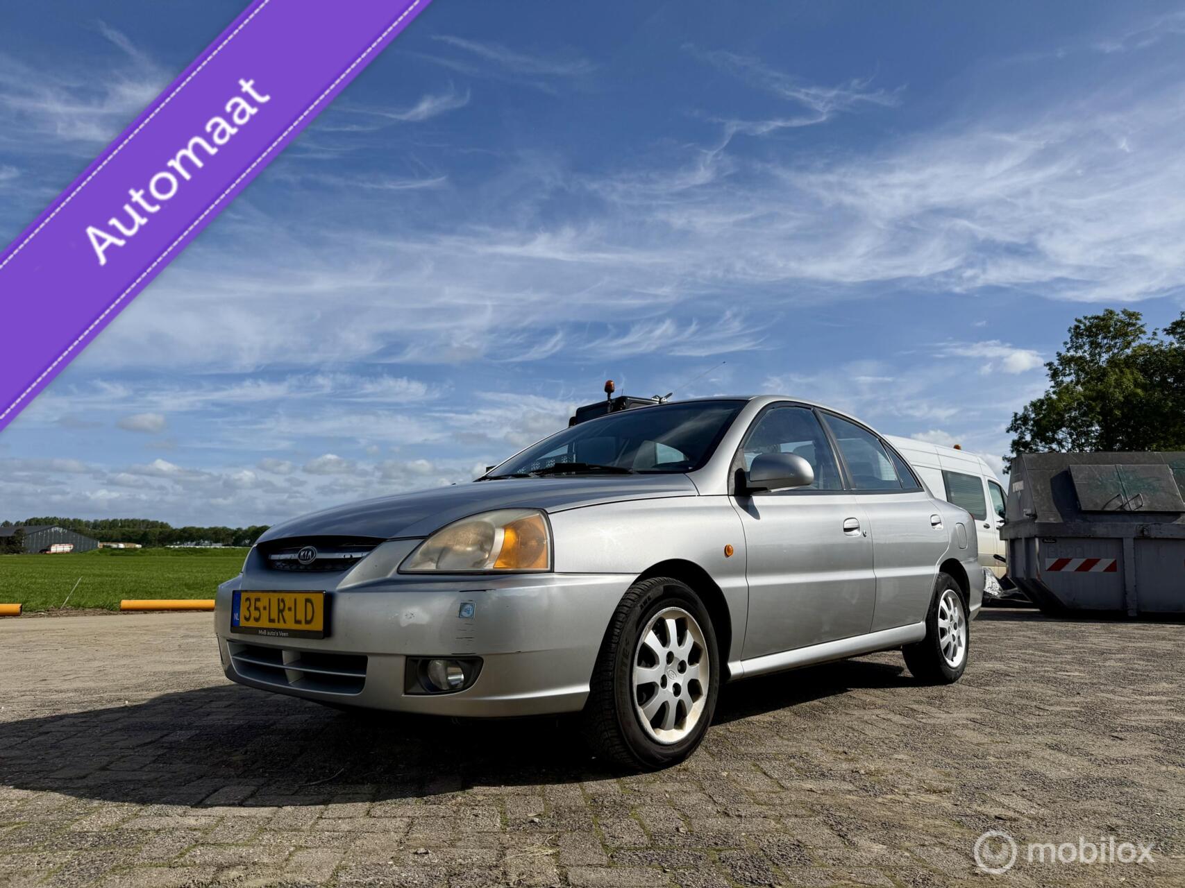Kia Kia Rio 1.5 LS, BJ 2003, Airco, Automaat, Lage km NAP 2003 - voorkant