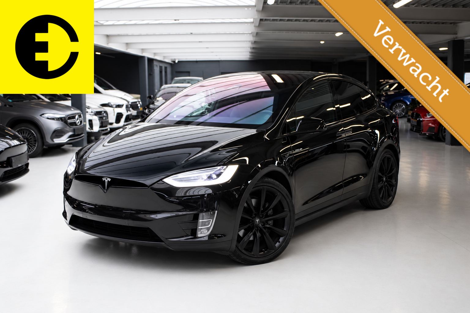 Tesla Model X 100D | SOH 87,5% | Luchtvering | CCS | Trekhaak 2018 - voorkant