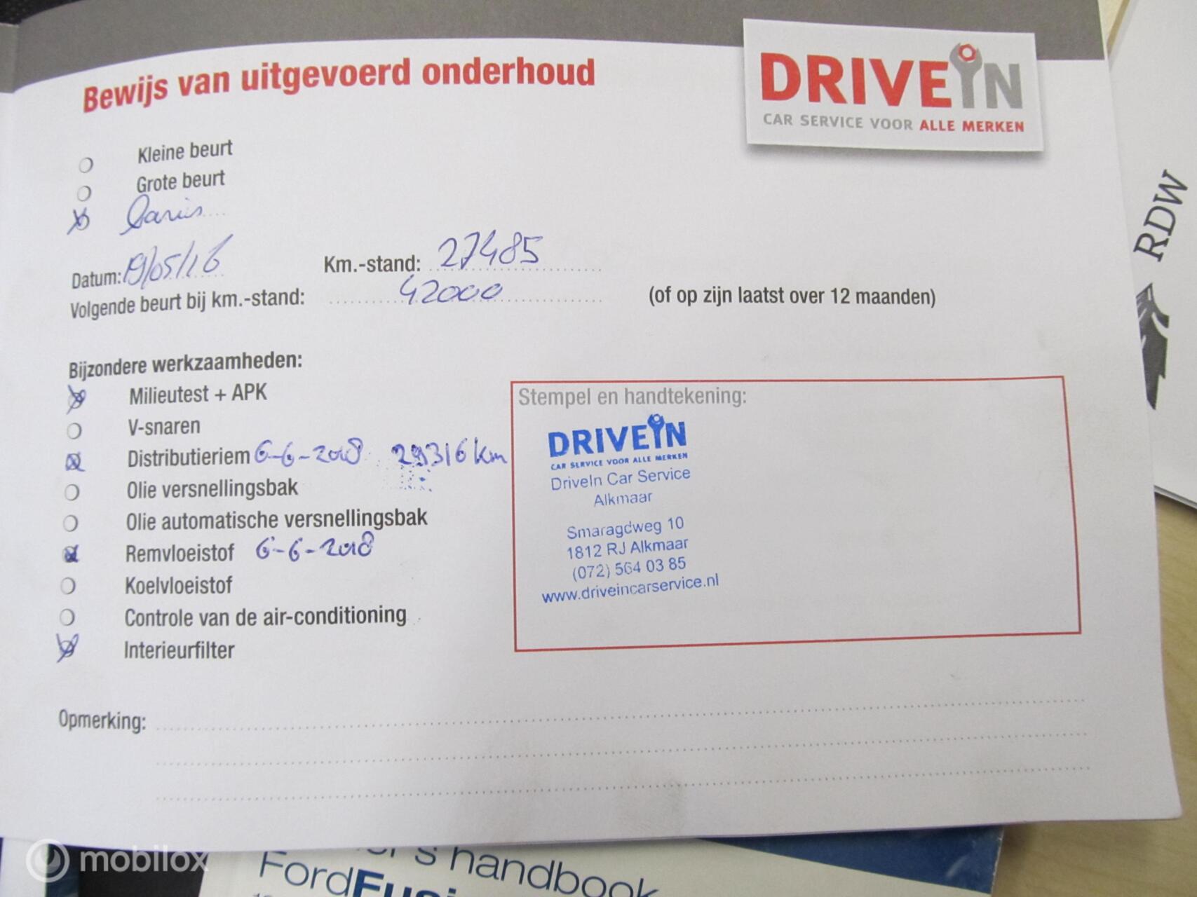 Foto van Ford Fusion