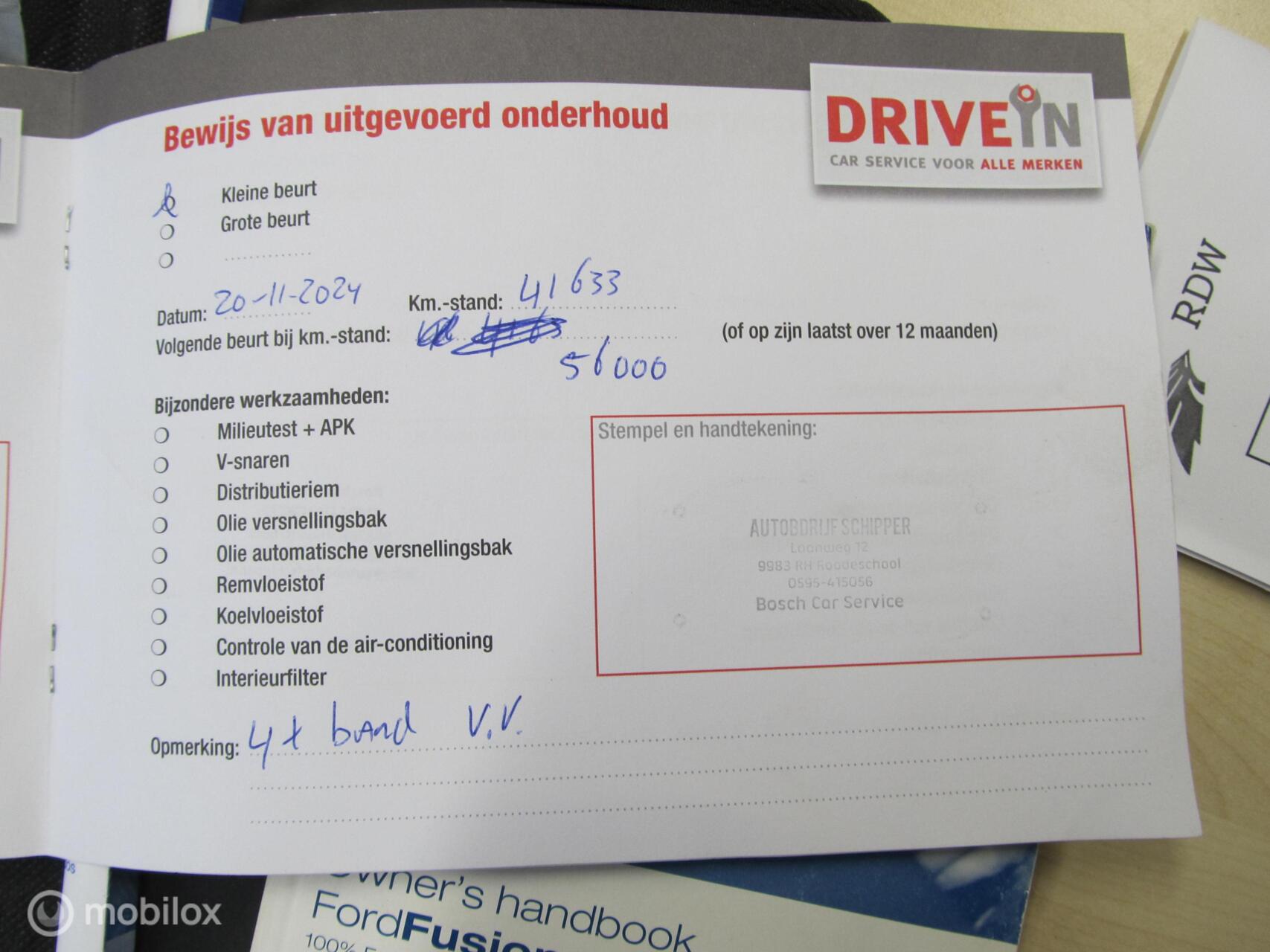 Foto van Ford Fusion