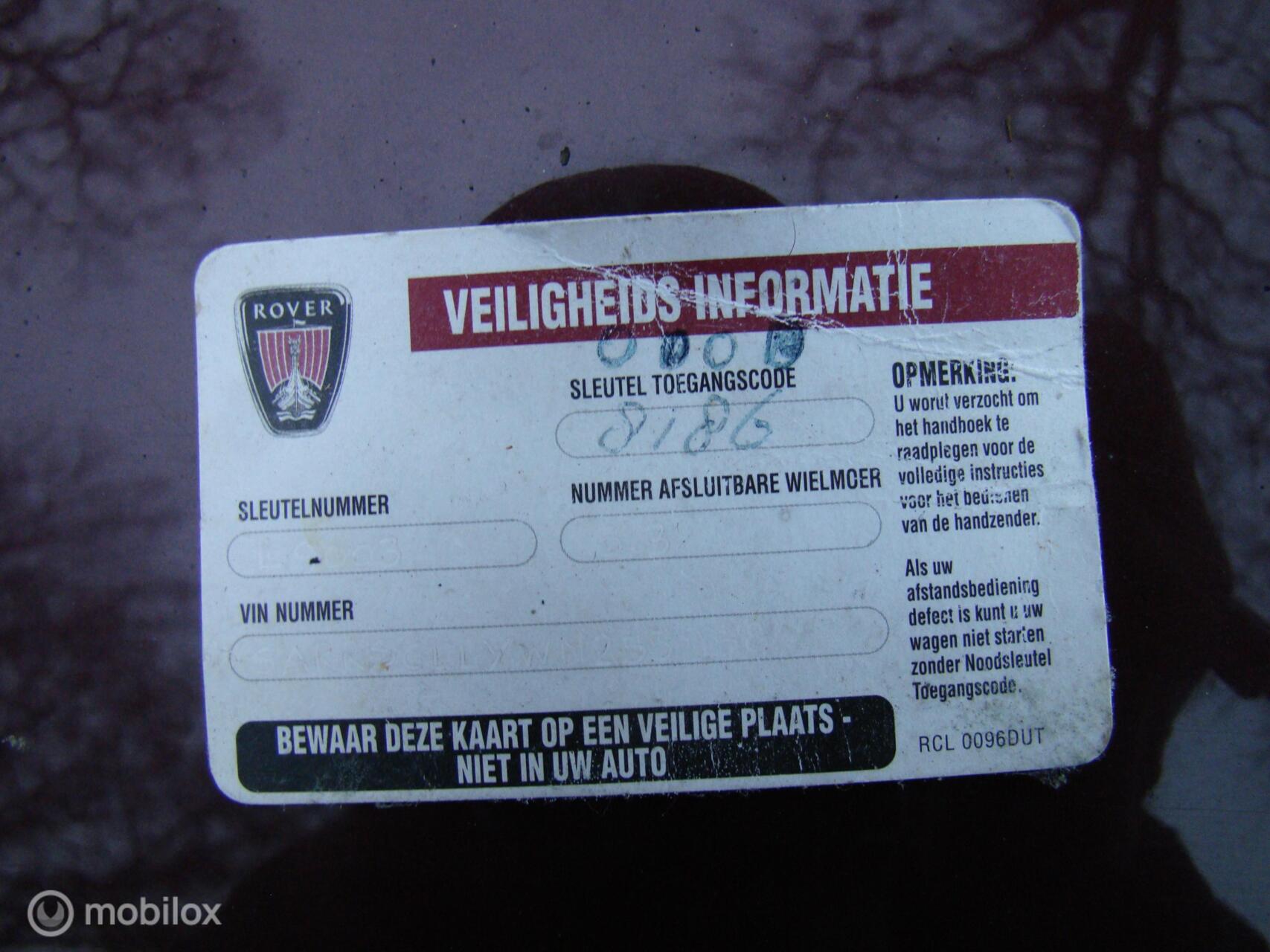 Foto van Rover Rover 800 Series
