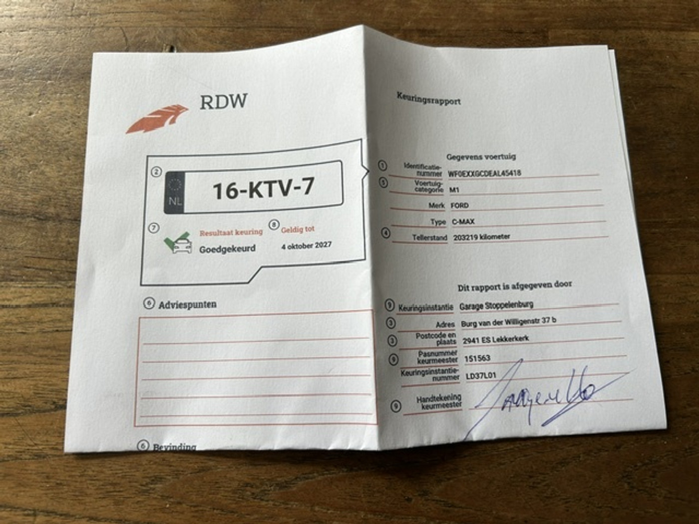 Foto van Ford C-max
