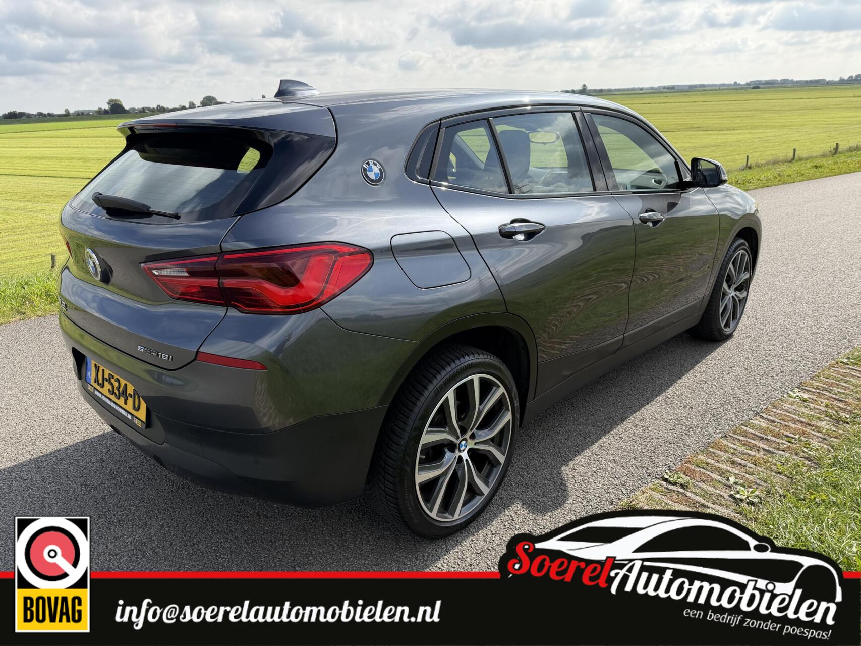 BMW X2 Sdrive18i sDrive18i autom led clima navi cruise lmv 104,410km 2019 - voorkant