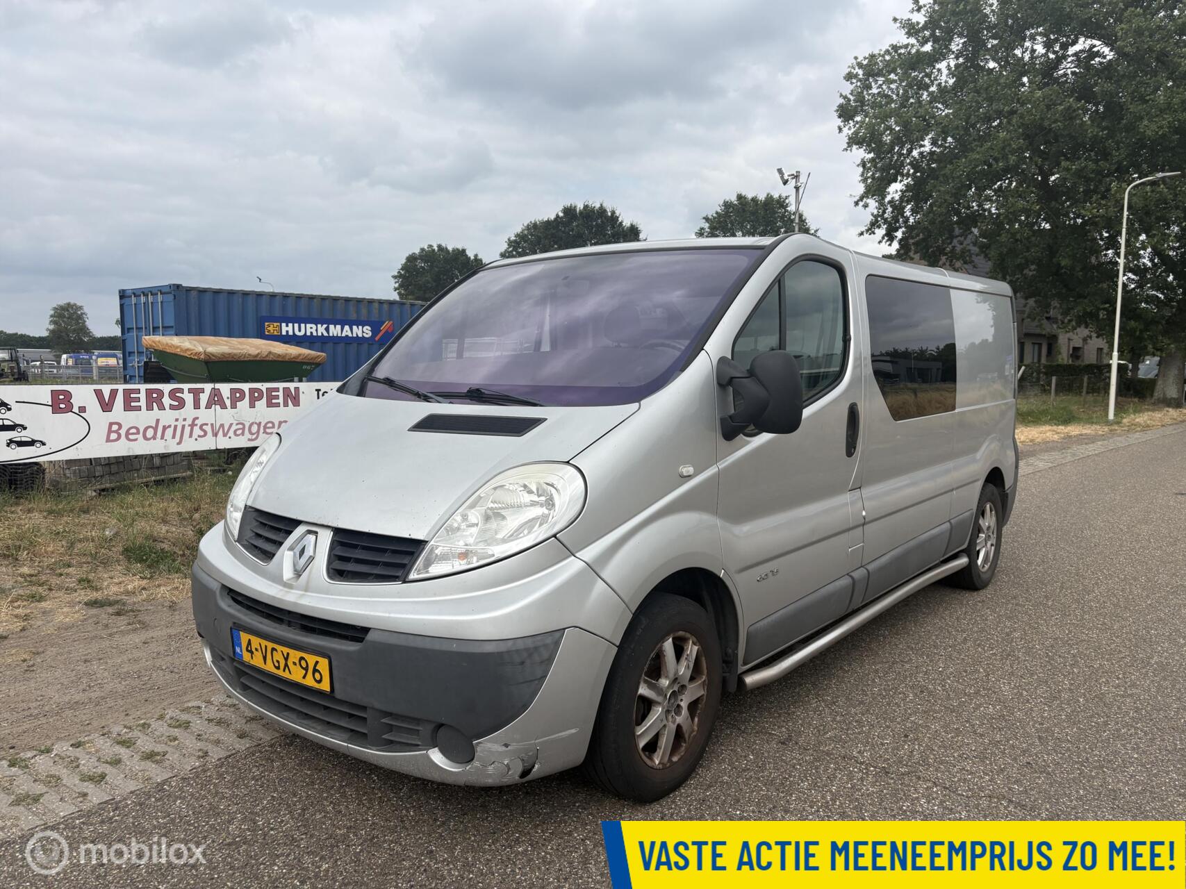 Renault Trafic T29 L2/h1 2,5 Dci 84kw E4 Fap 2.5 dCi T29 L2H1 DC AIRCO, ZIE OMSCHRIJVING ! 2010 - voorkant