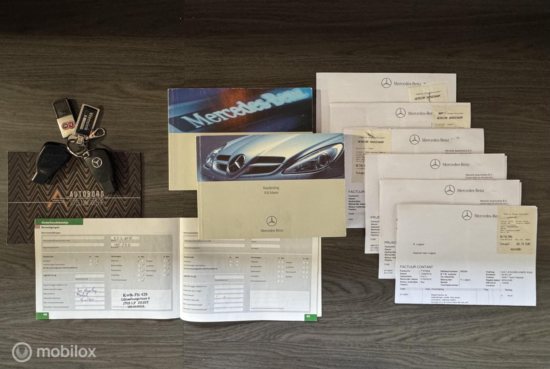 Foto van Mercedes-Benz SLK 200 Kompressor
