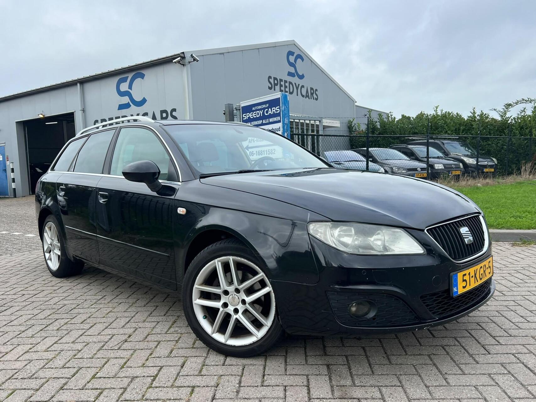 Seat Exeo ST 2.0 TDI Sport Leer Cruise Stoelvw Trekhaak 2009 - voorkant