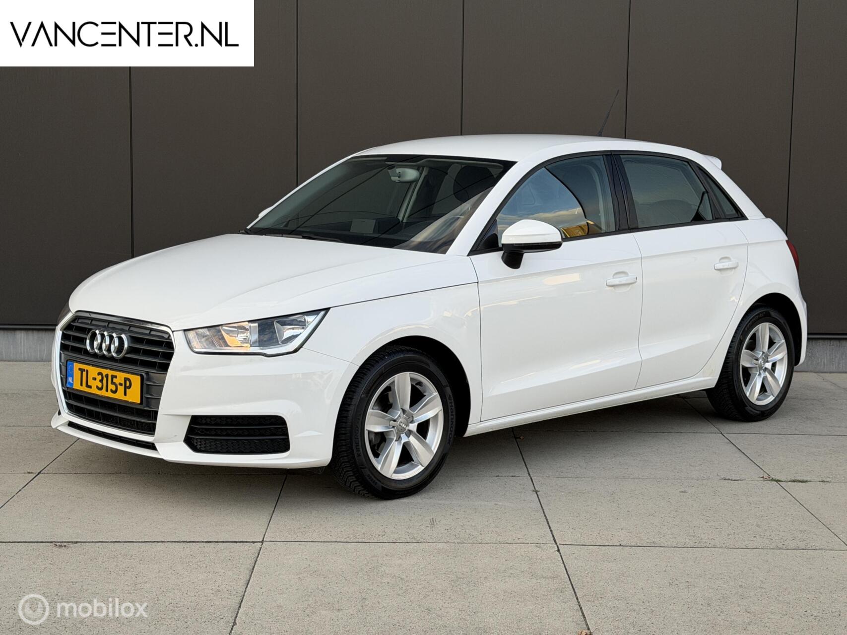 Audi A1 Sportback 1.0 TFSI 95PK Airco Cruise Navigatie Wit 2018 - voorkant