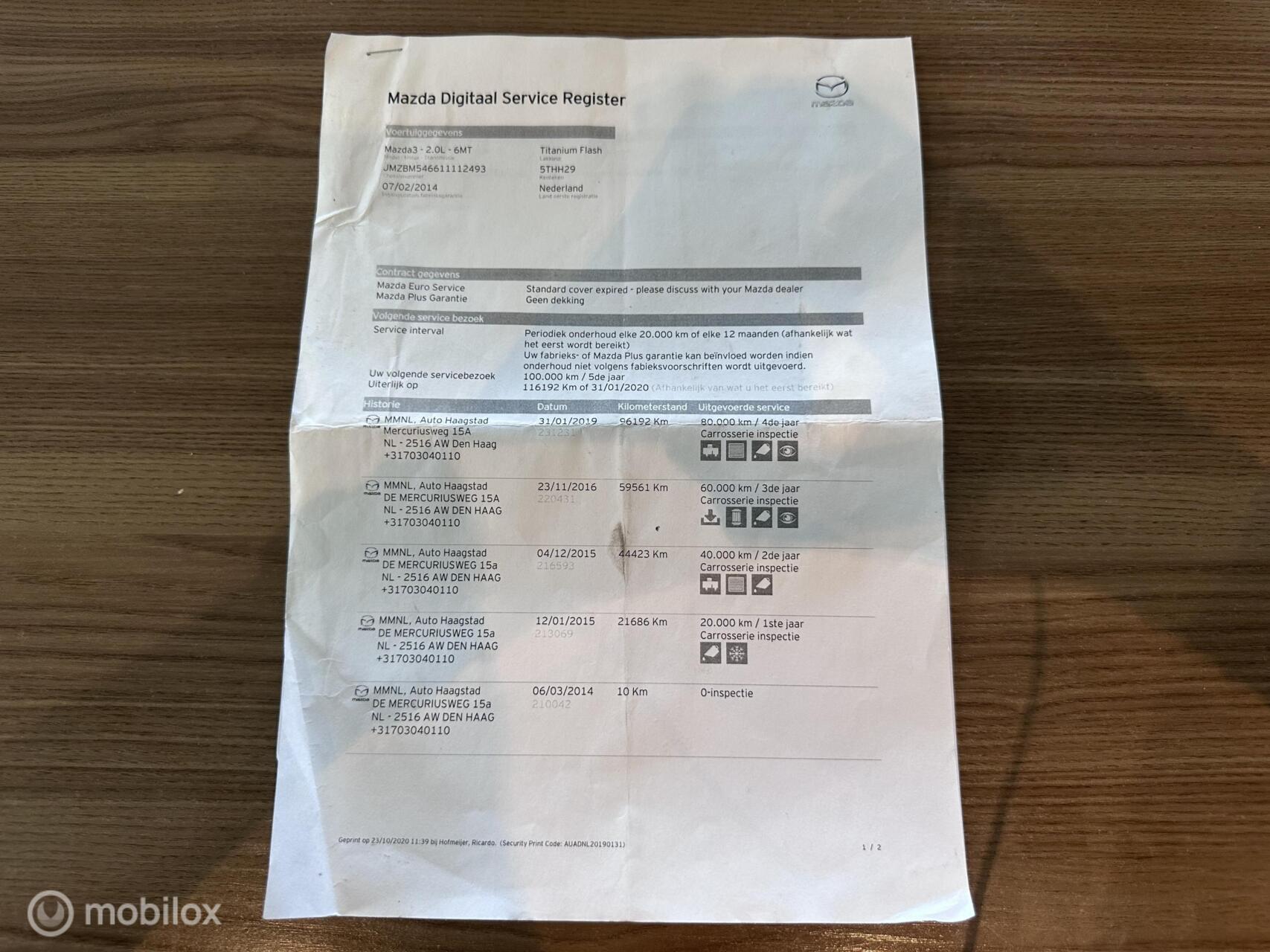 Foto van Mazda Mazda3