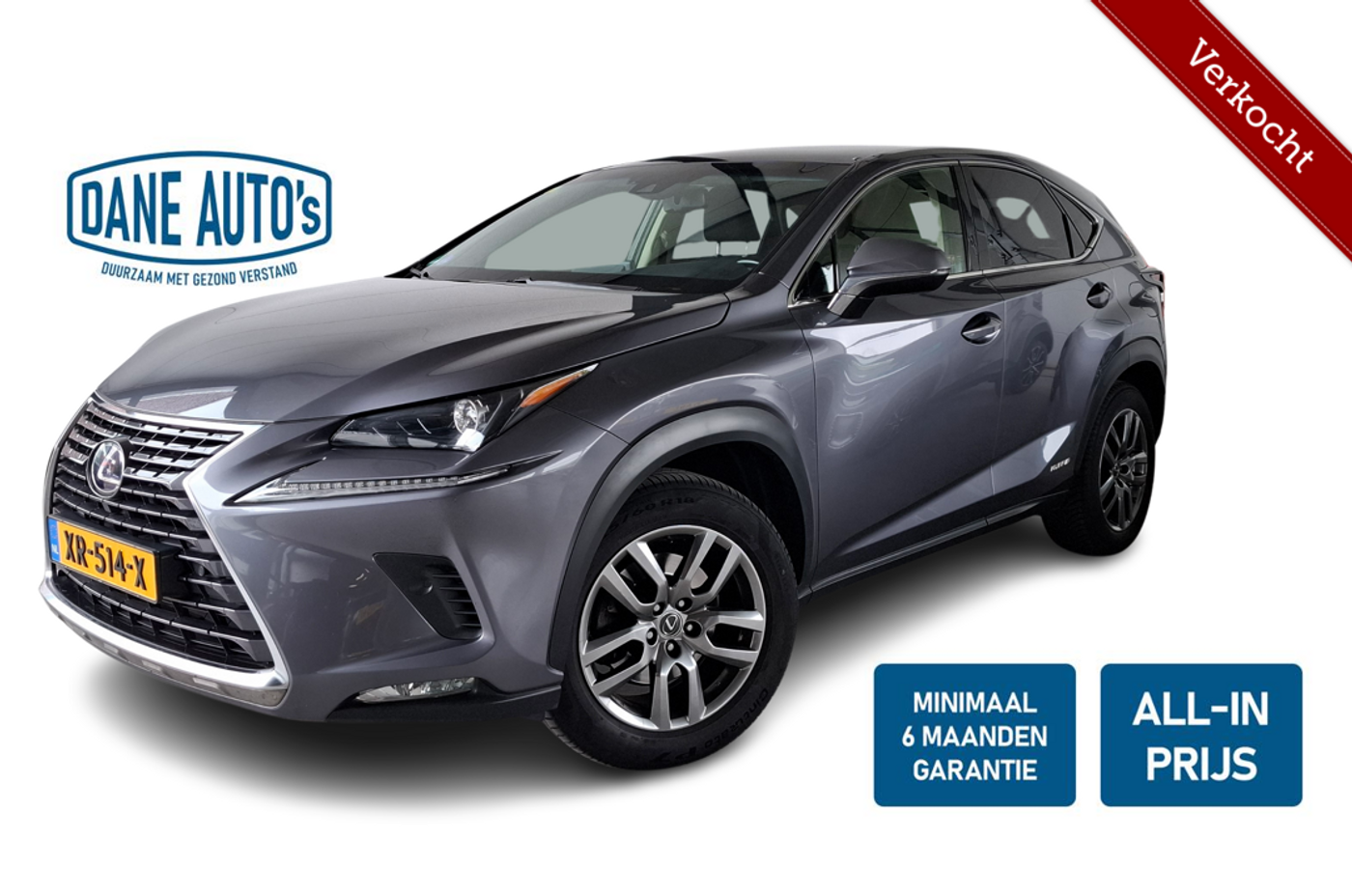 Lexus Lexus Nx300h 300h AWD Luxury Line | PANO | TREKHAAK - RIJKLAARPRIJS 2018 - voorkant