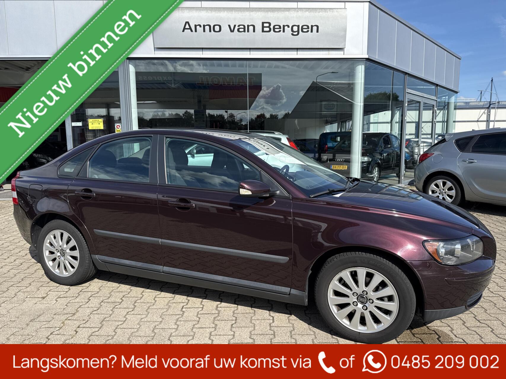 Volvo S40 1.8 Kinetic, airco, trekhaak, top onderhouden, van 2e eigenaar, laatste eigenaar heeft hem ruim 17 jaar gehad. 2006 - voorkant