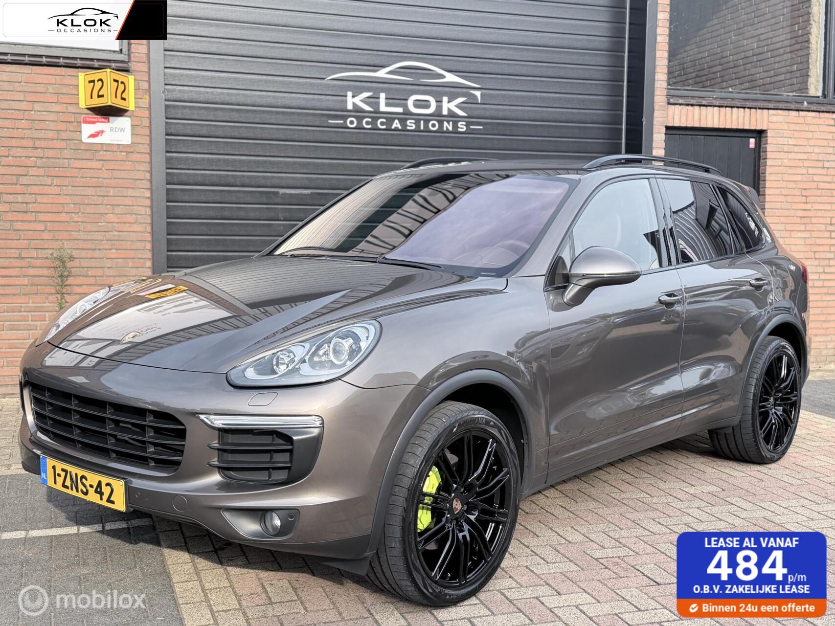 Porsche Cayenne S E-hybrid 3.0 S E-Hybrid Pano Navi Clima Cruise Leder 2015 - voorkant