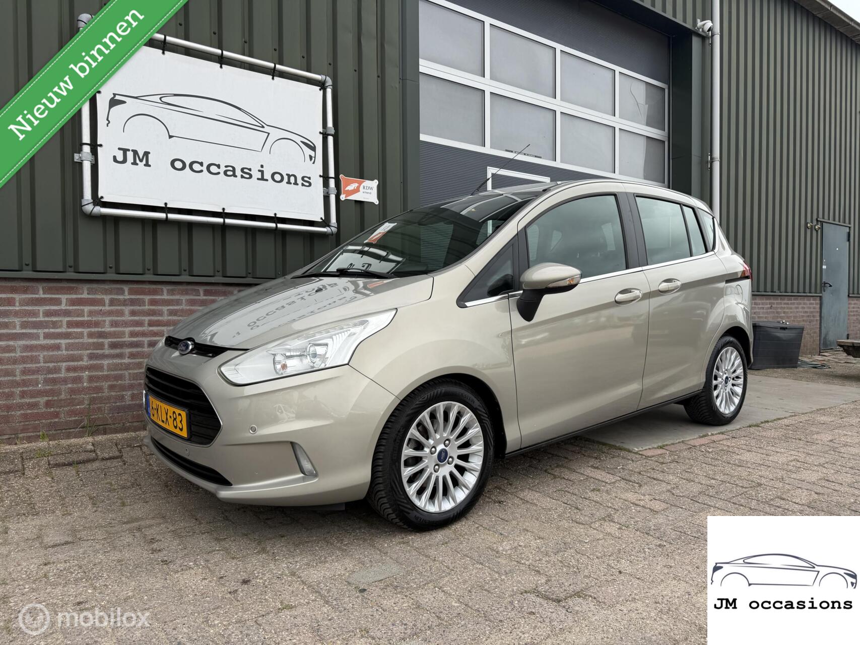 Ford B-max 1.0 EcoBoost Titanium NAVI / CLIMA / CRUISE / TR.HAAK / NAP / 2013 - voorkant