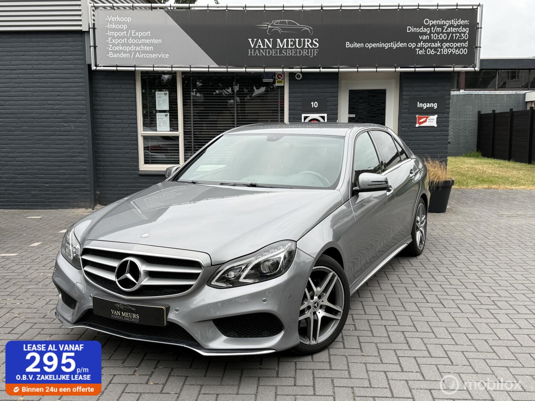 Mercedes-Benz E 300 Bluetec Hybrid 300 BlueTEC HYBRID Lease Edition, amg pakket, navigatie, apk 04-2027 2015 - voorkant
