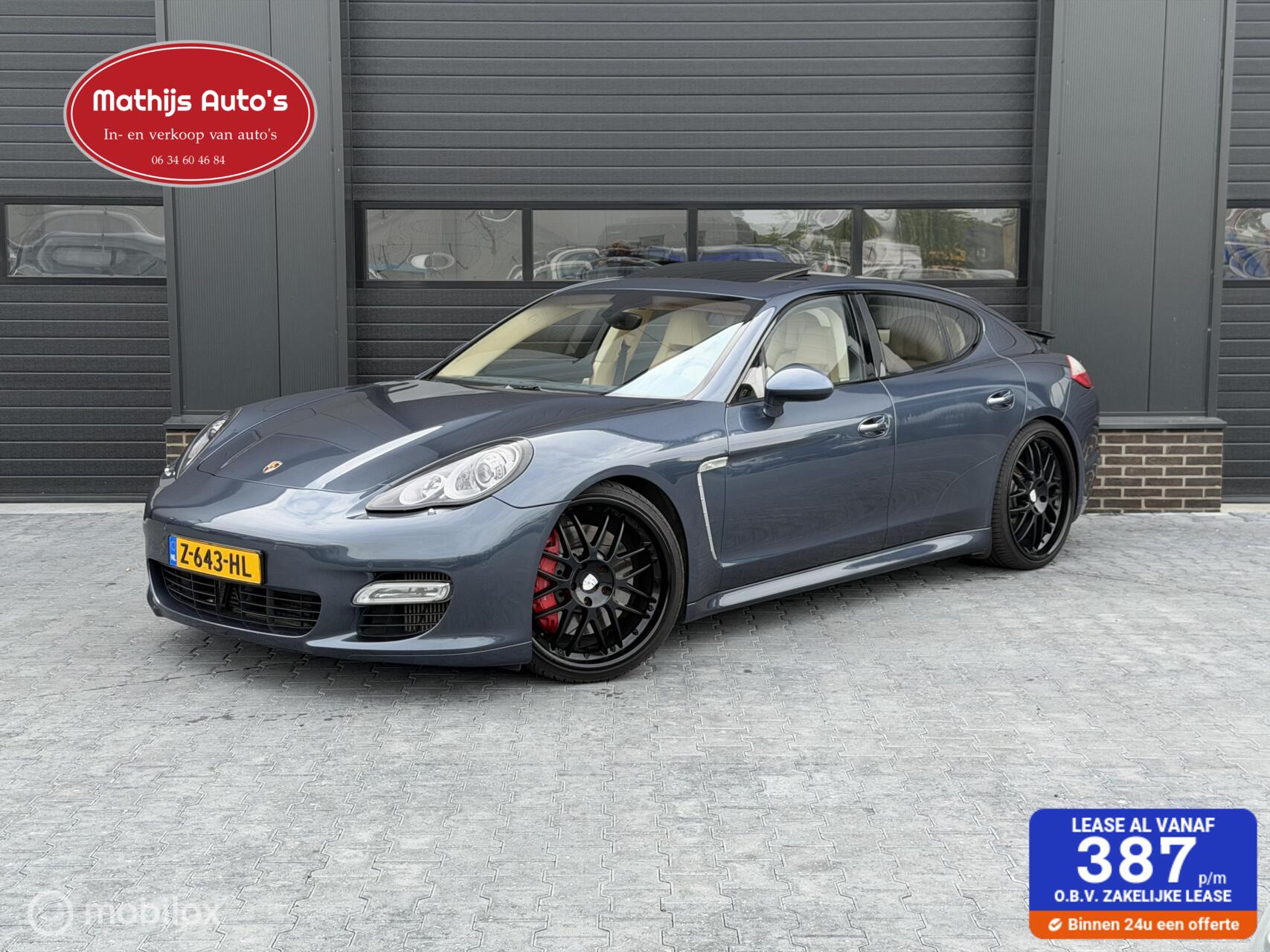 Porsche Panamera Turbo 4.8 Turbo Burmester ACC vol optie! 500pk! Goed onderhouden! Nette auto! 2009 - voorkant
