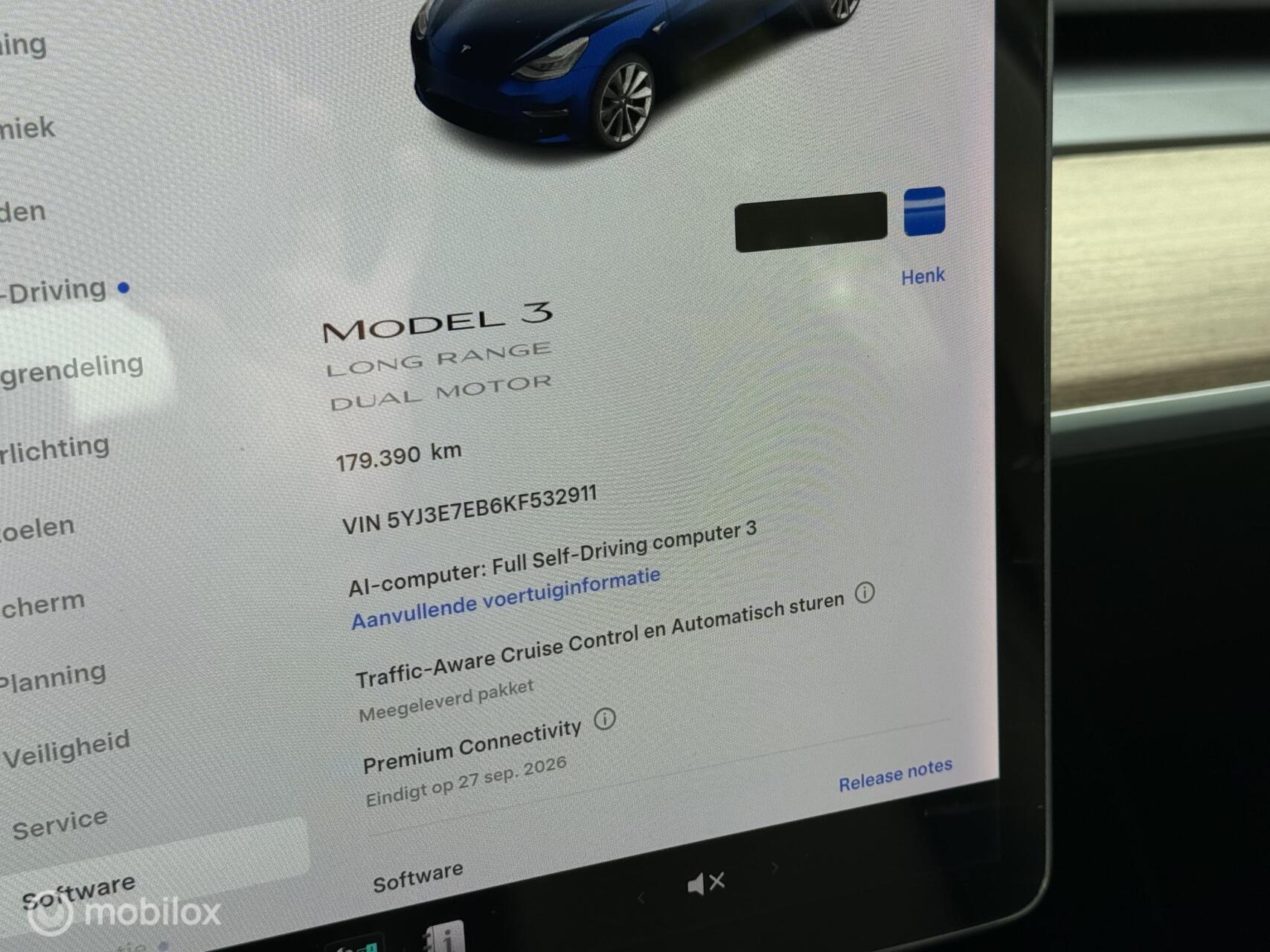Foto van Tesla Model 3