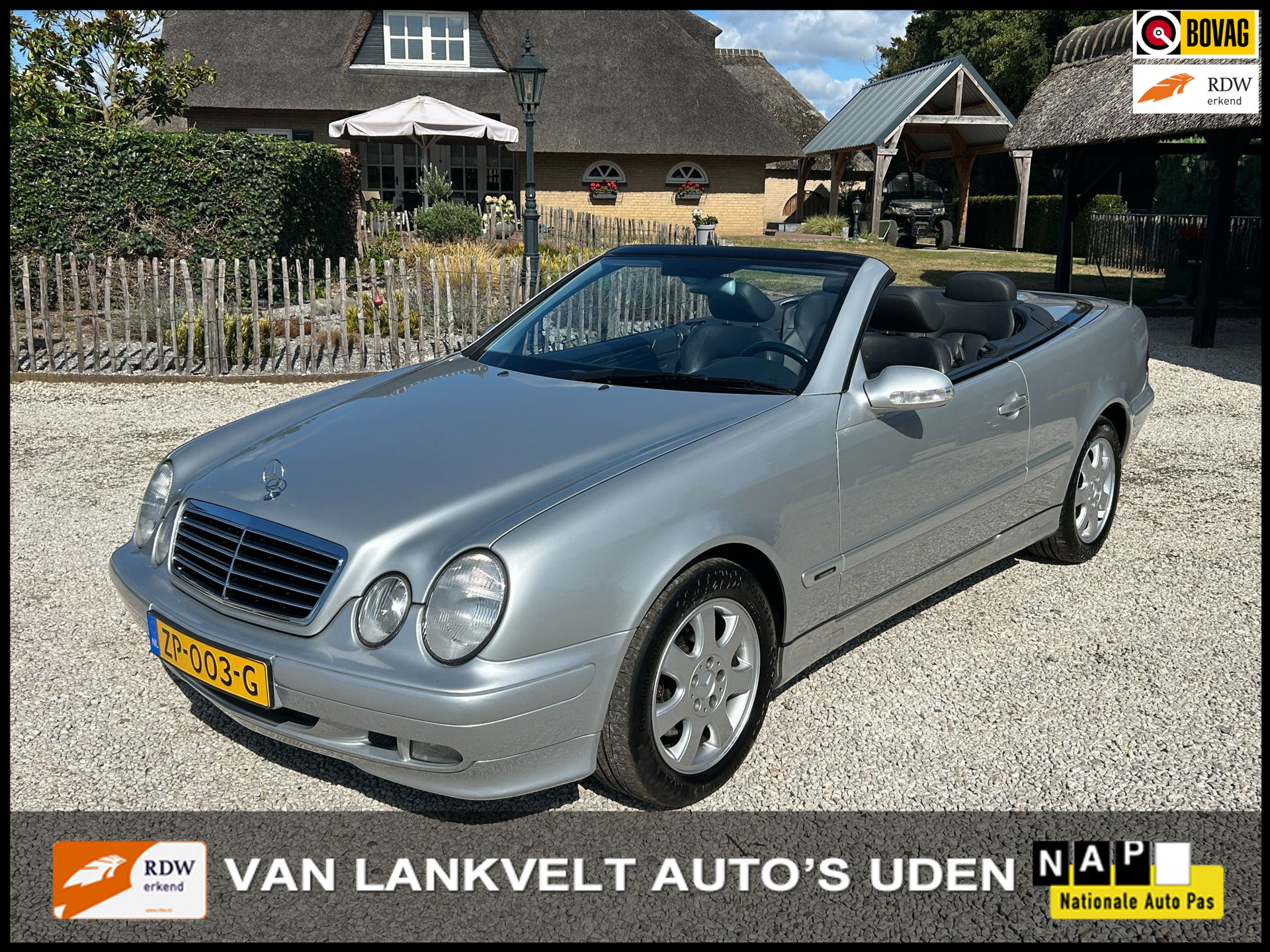 Mercedes-Benz CLK 230 Kompressor 230 Kompressor.CABRIO AIRCO, BECKER, LEDER, 2000 - voorkant