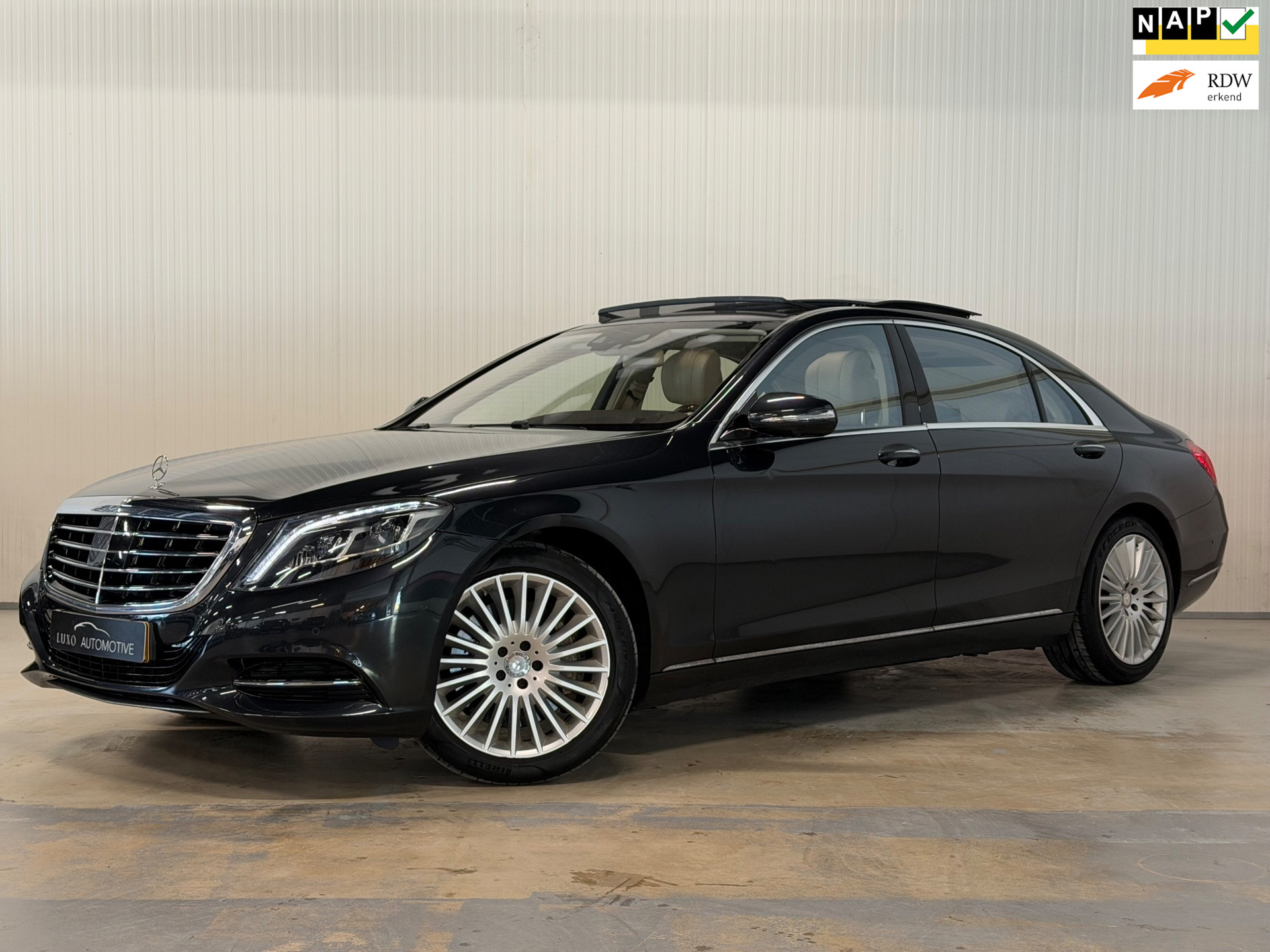 Mercedes-Benz S 500 E 500 PLUG-IN HYBRID Lang Prestige Plus | NAP | PANO | BURMESTER | 360 CAMERA 2015 - voorkant