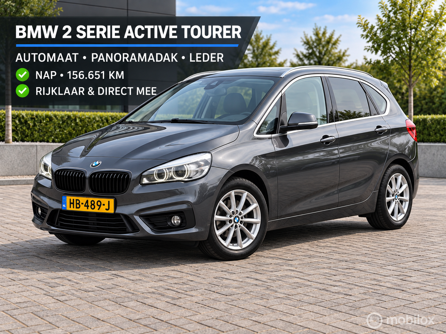 BMW 218d Active Tourer 218d High Executive 2015 - voorkant
