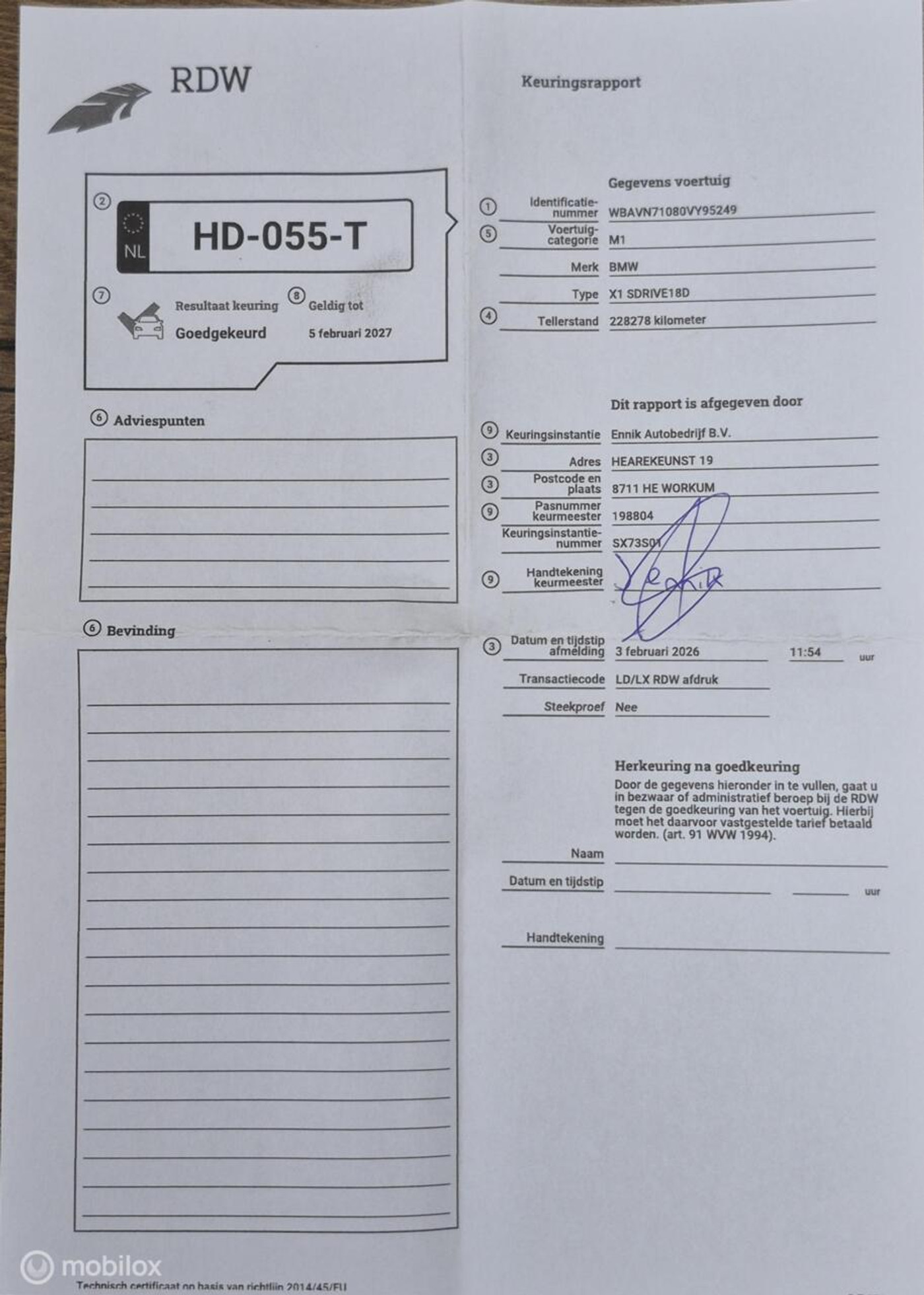 Foto van BMW X1 Sdrive18d