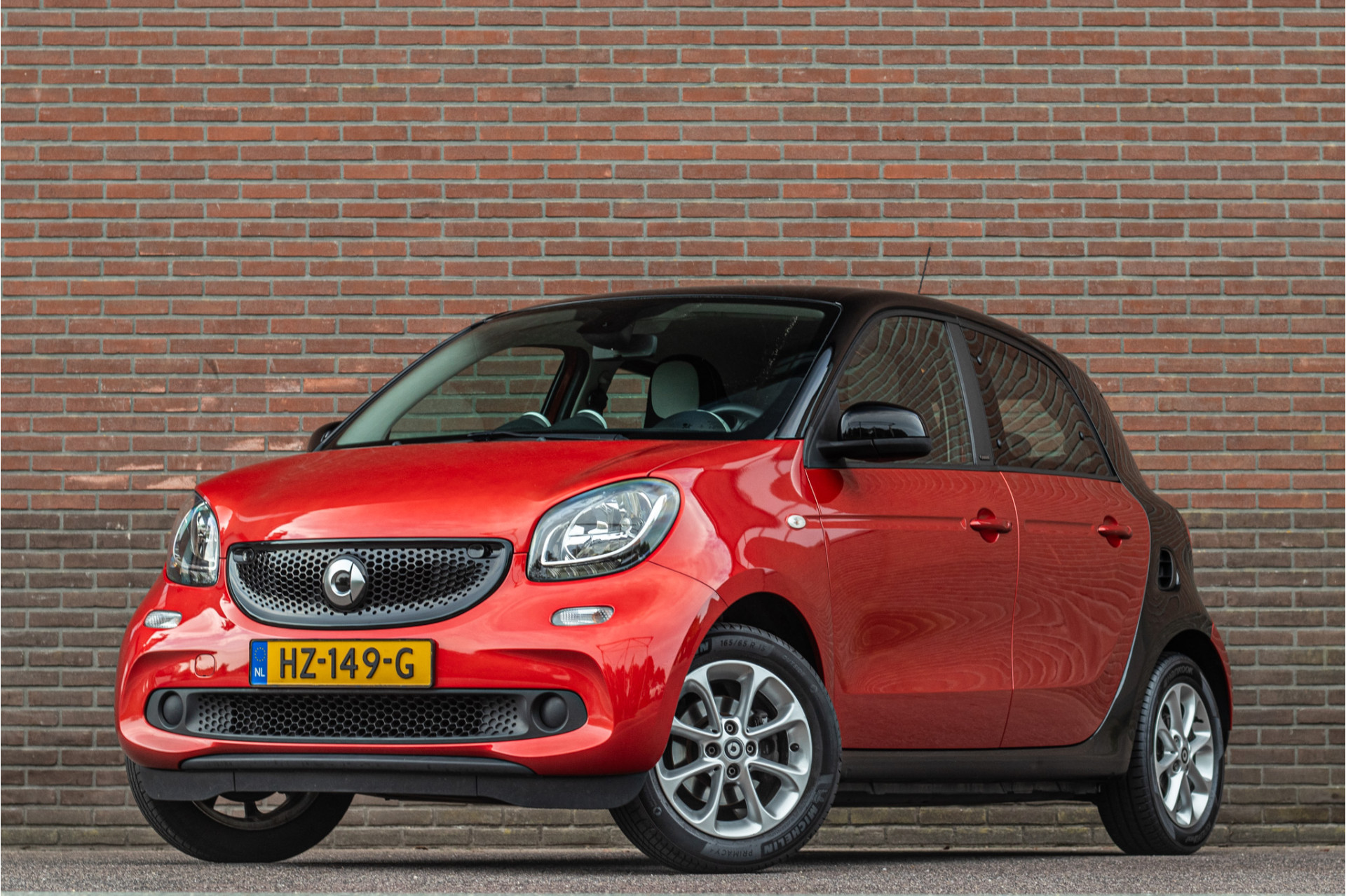 Smart Forfour 1.0 Passion, 2e eigenaar, Climate control, Bluetooth, Cruise control, LED. 2016 - voorkant