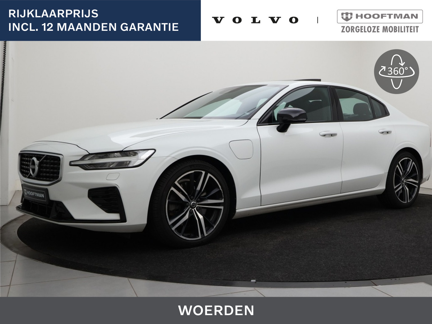 Volvo S60 T6 Twin Engine T6 PLUG-IN HYBRID R-DESIGN SCHUIFDAK CAMERA HARMAN KARDON 19INCH 2020 - voorkant