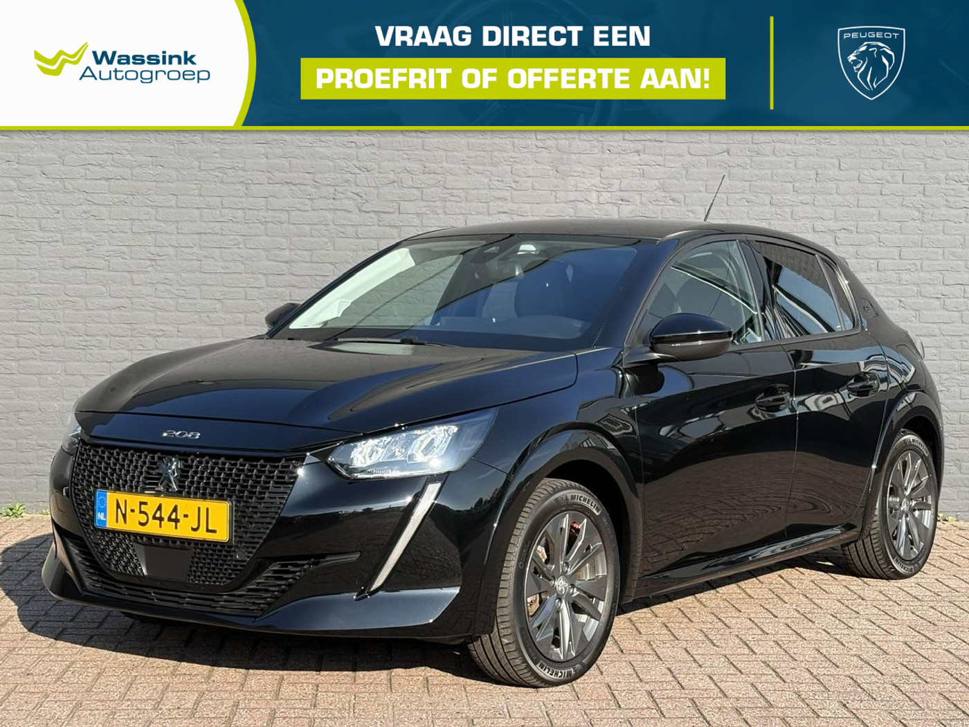 Peugeot E-208 Allure Pck 50 kWh 2021 - voorkant