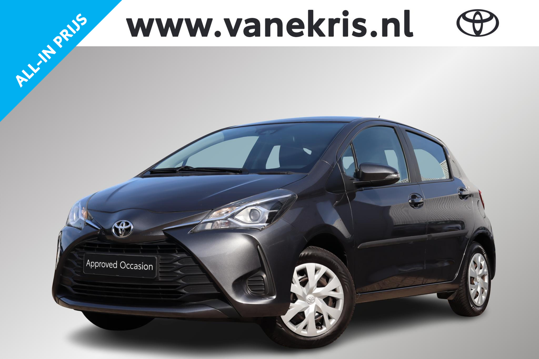 Toyota Toyota Yaris 1.5 VVT-i Aspiration handgeschakeld 2017 - voorkant