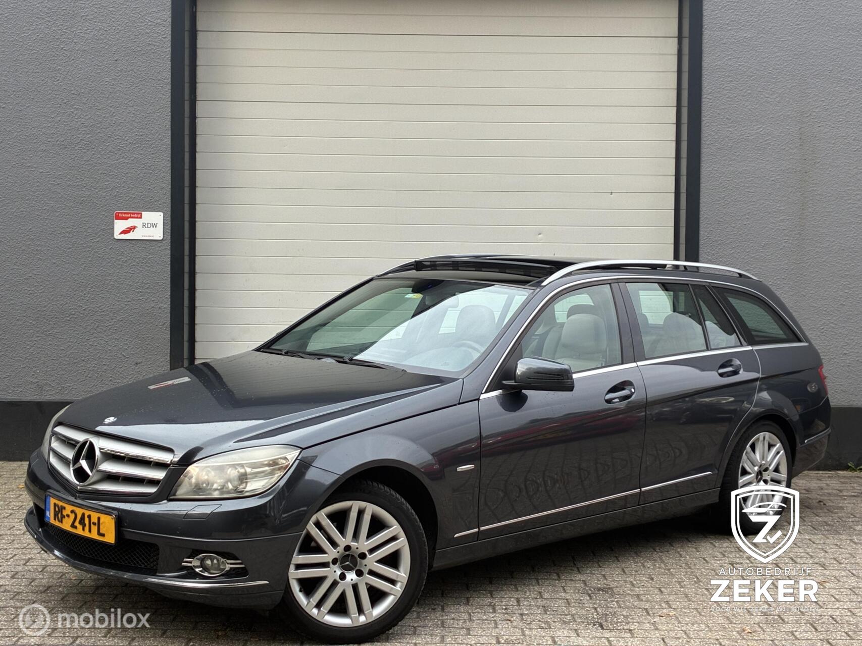 Mercedes-Benz C 200 Kompressor 200 K Business Class Avantgarde AUT PANO NAVI LEDER PSENSOR CRUISE 2 X SLEUTELS 2009 - voorkant