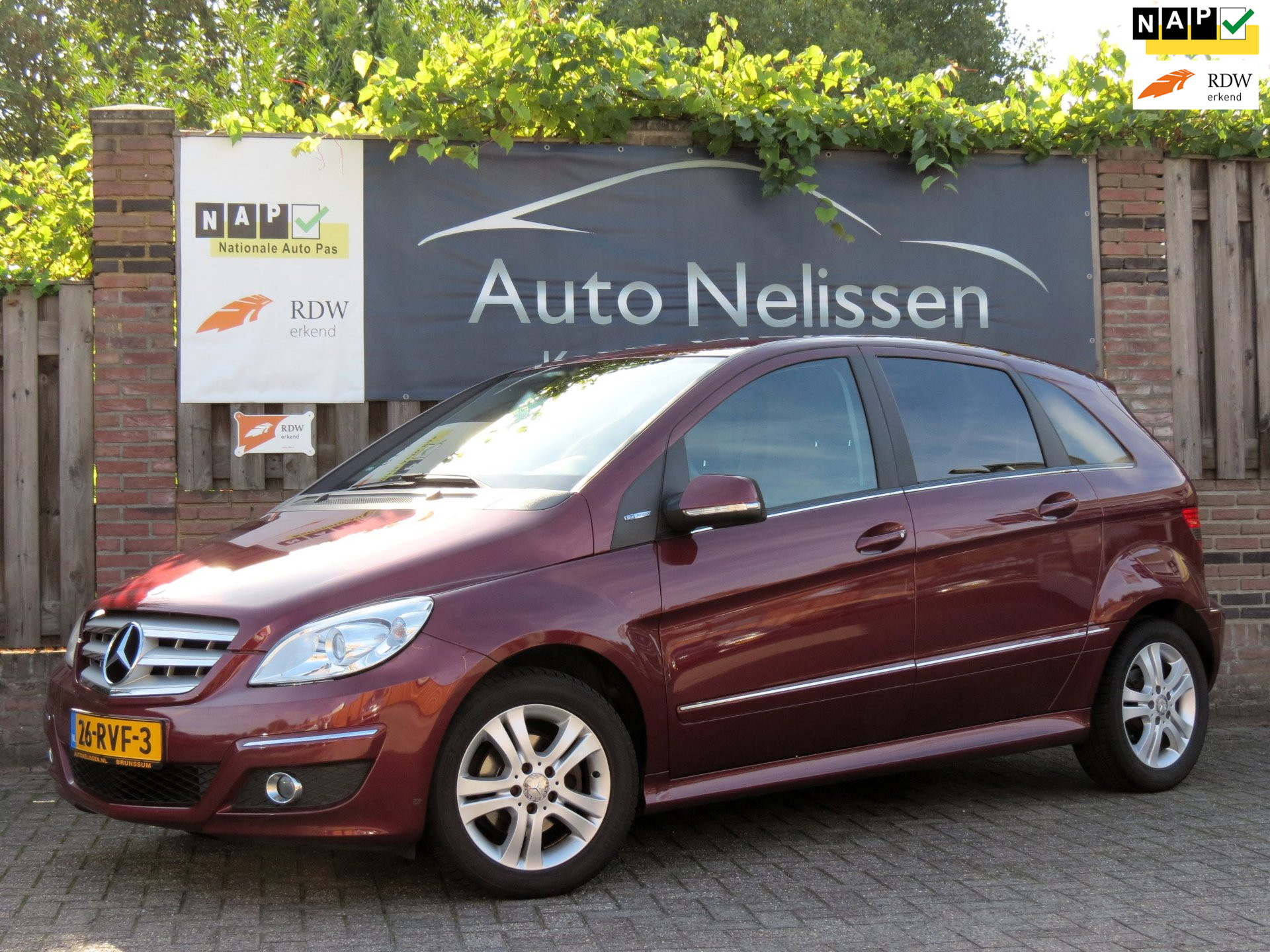 Mercedes-Benz B 160 160 BlueEFFICIENCY Business Class | ORIGINEEL NEDERLANDS | MF-STUUR | LM VELGEN | 2011 - voorkant