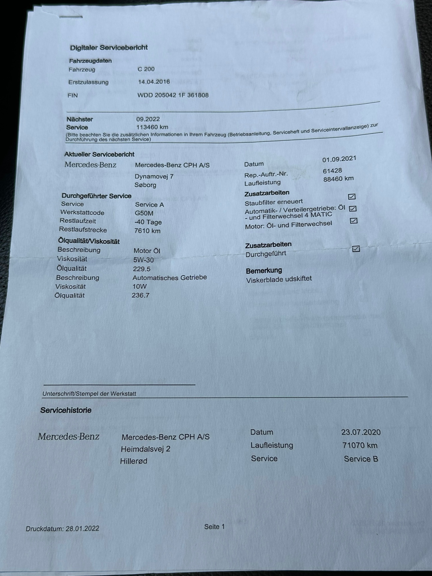 Foto van Mercedes-Benz C 200