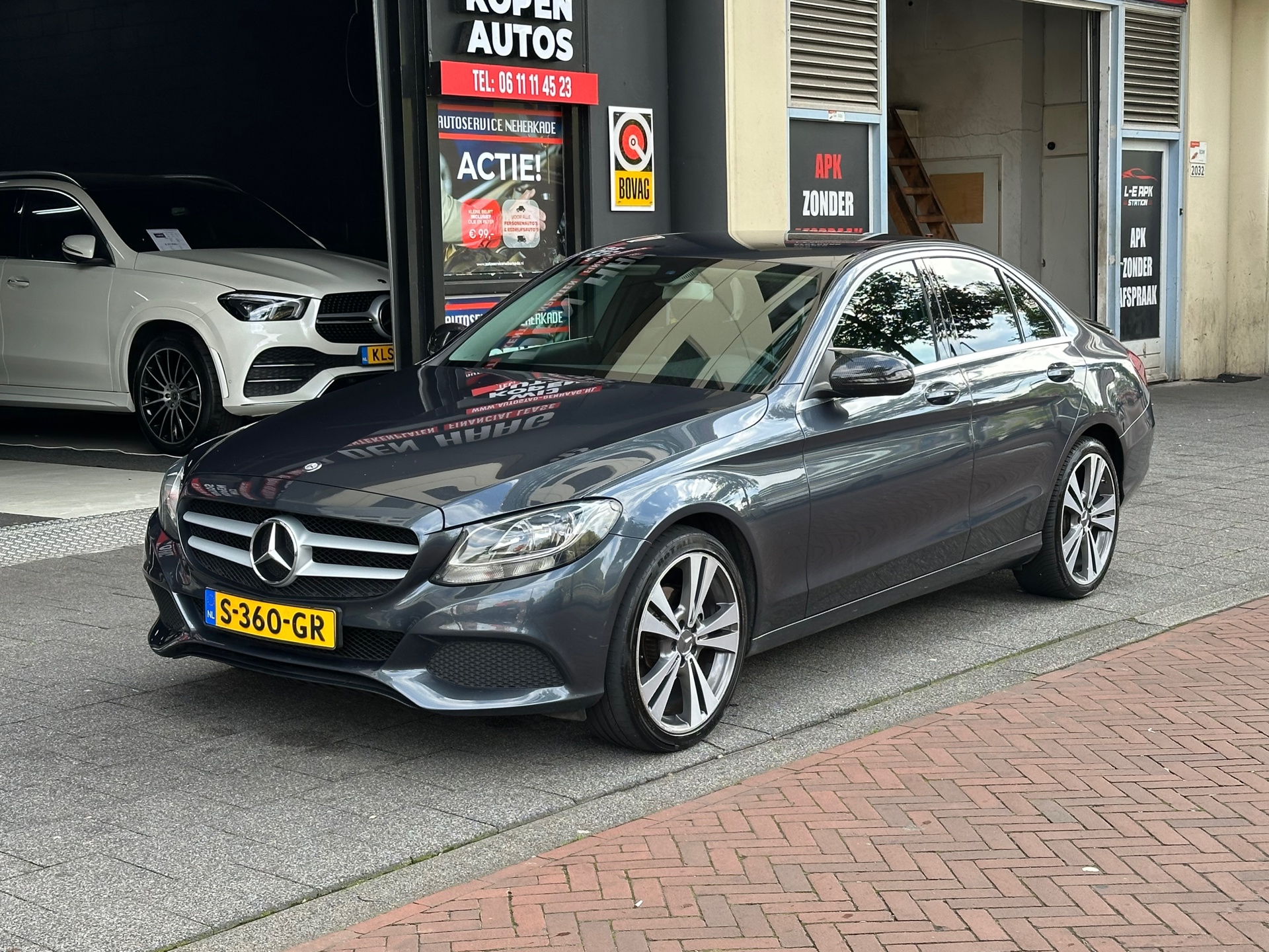 Mercedes-Benz C 200 200 Automaat Leer Navi Clima 2016 - voorkant