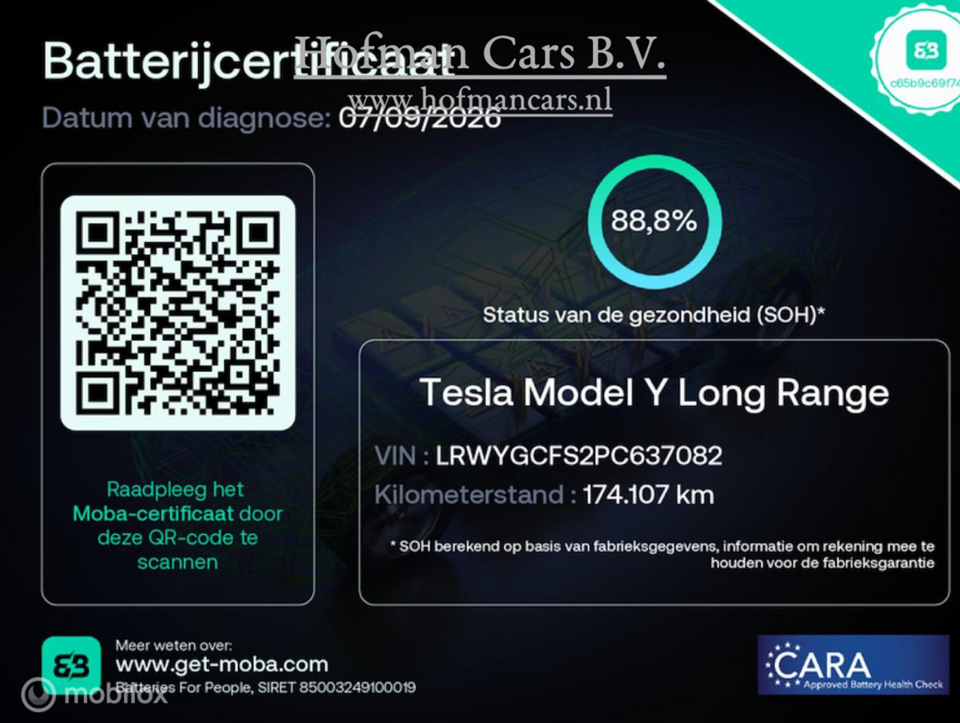 Foto van Tesla Model Y