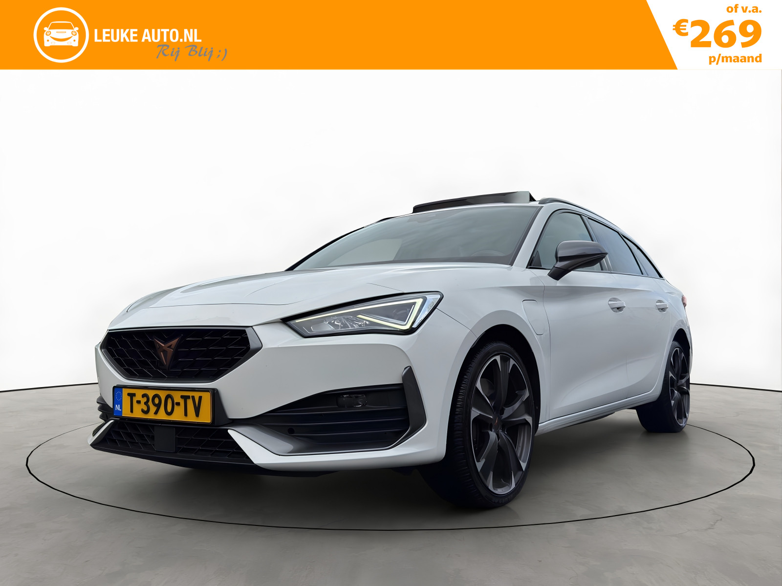Cupra Leon Sportstourer 1.4 e-Hybrid 245PK VZ Adrenaline 2021 - voorkant