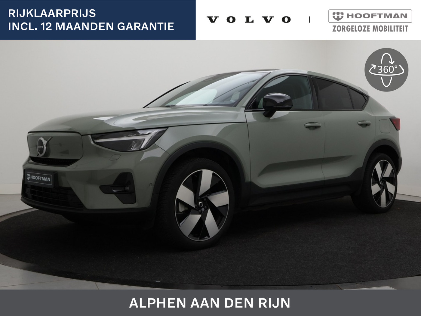 Volvo C40 EXTENDED RANGE ULTIMATE 360GR CAM 20INCH TREKHAAK PANORAMADAK 2024 - voorkant