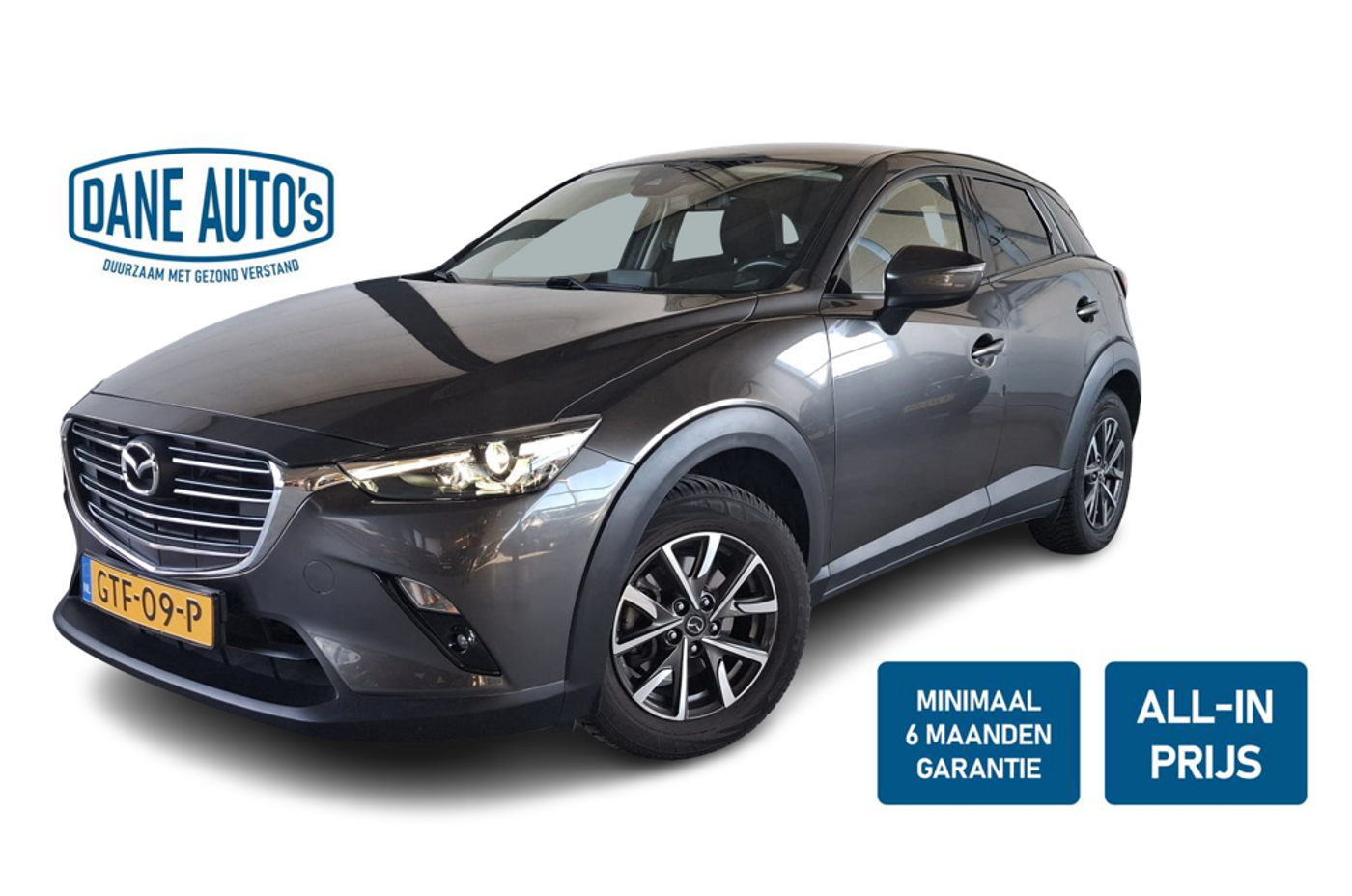 Mazda Cx-3 2.0 SkyActiv-G 120 SkyLease GT - RIJKLAARPRIJS 2019 - voorkant