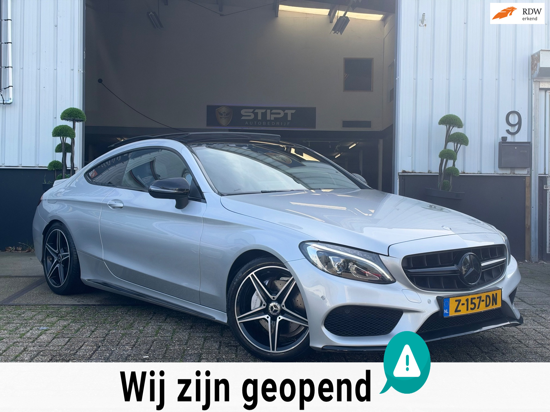 Mercedes-Benz C 200 200 | Edition 1 | DEALER ONDERHOUDEN | AUTOMAAT | PANO | APK | 2016 - voorkant