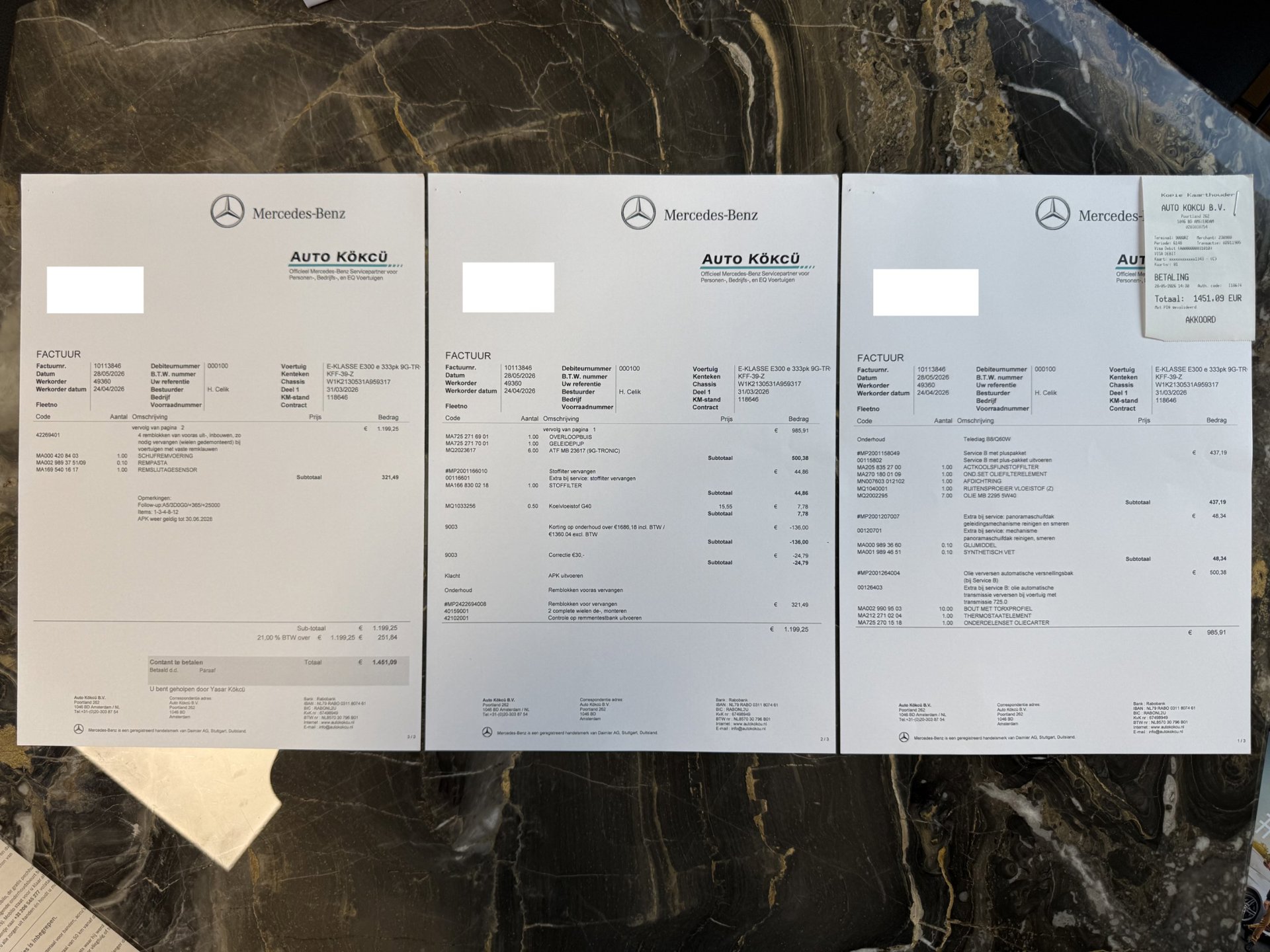Foto van Mercedes-Benz E-klasse