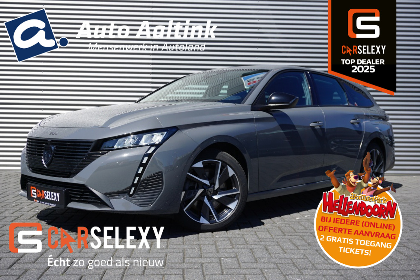 Peugeot 308 SW 191PK PHEV Active Business AUTOM. | WINTERPACK | 16150KM! | NAVI 2025 - voorkant